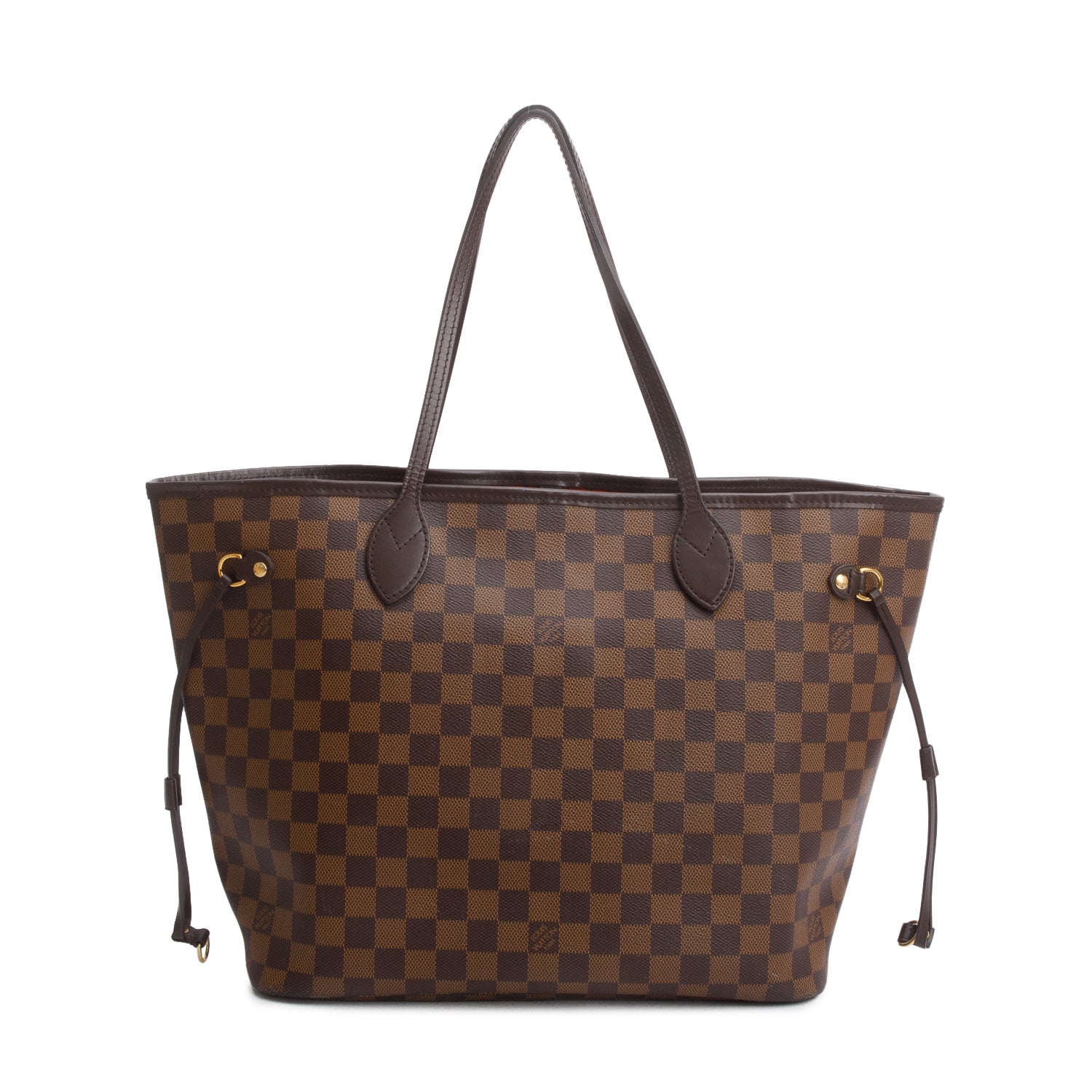 Louis Vuitton Damier Ebene Neverfull MM w/ Pouch & Receipt