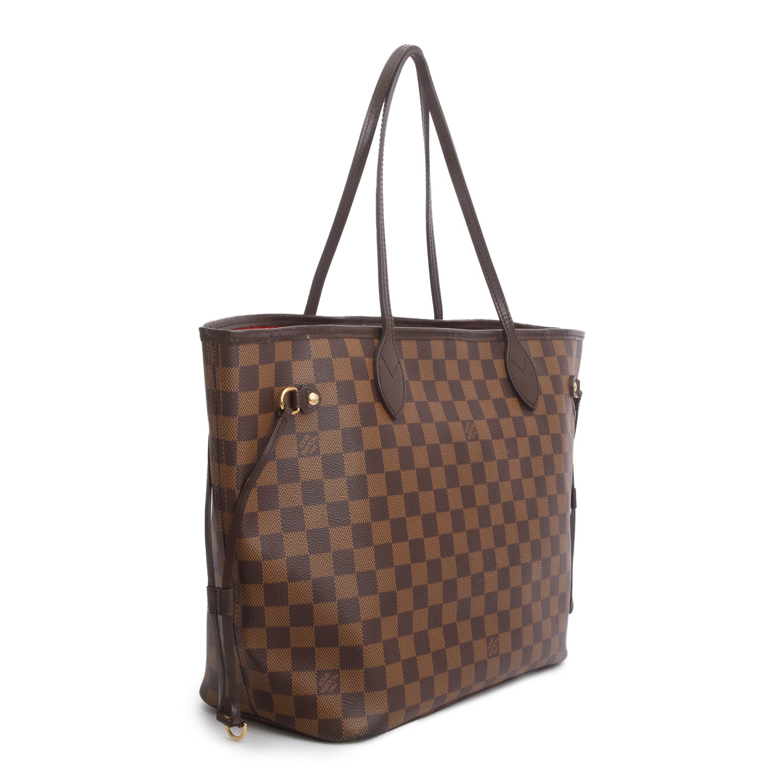 Louis Vuitton Damier Ebene Neverfull MM w/ Pouch & Receipt