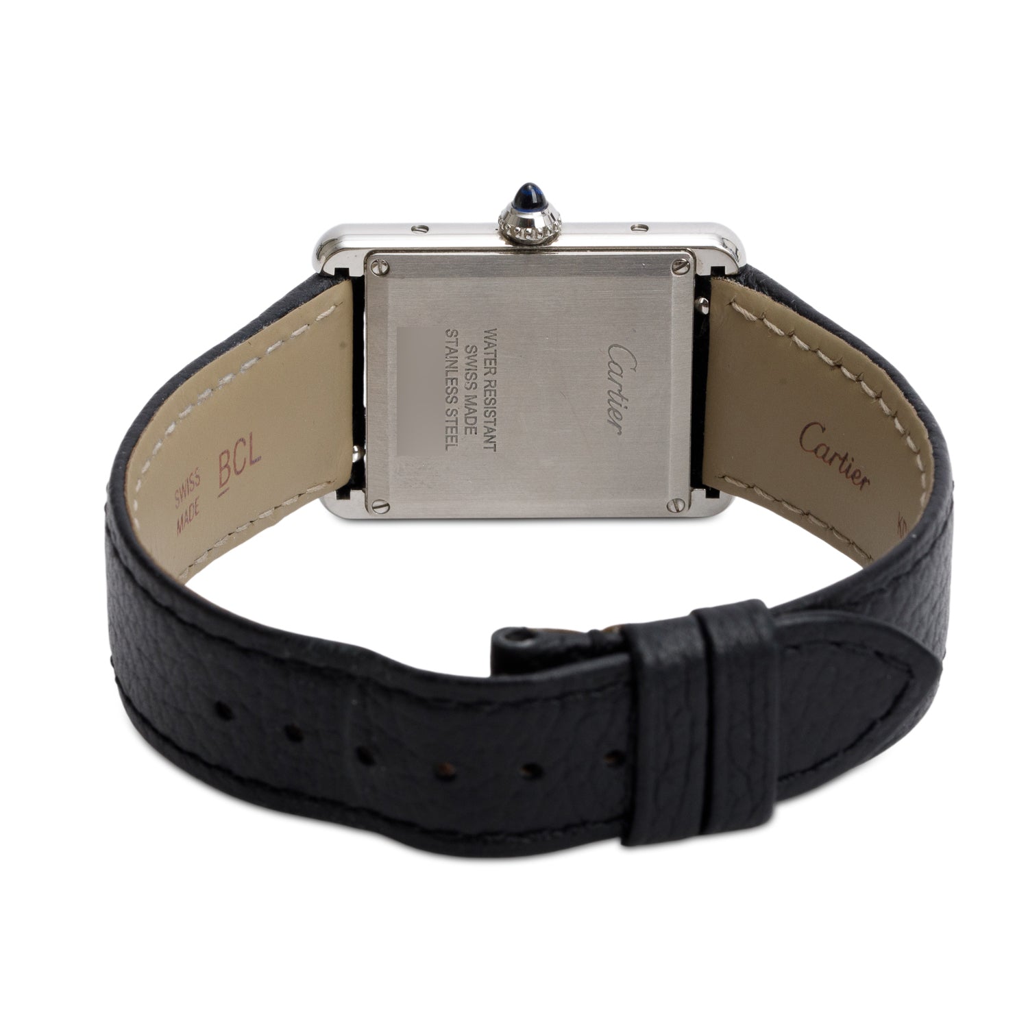 Cartier 2023 Stainless Steel Tank Must de Cartier Quartz Watch, Large Model 4323 w/ Box & Papers