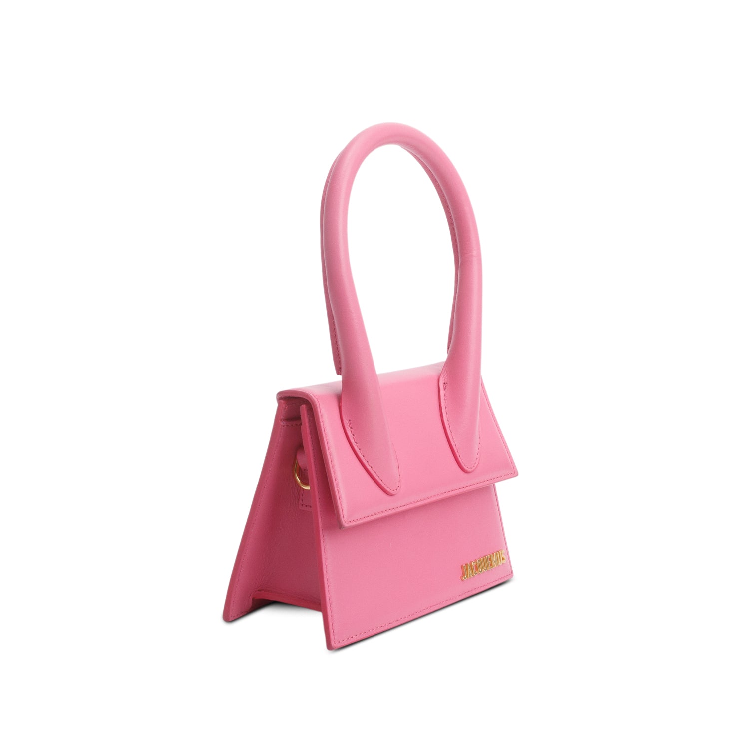 Jacquemus Pink Smooth Calfskin Le Chiquito Moyen w/ Strap