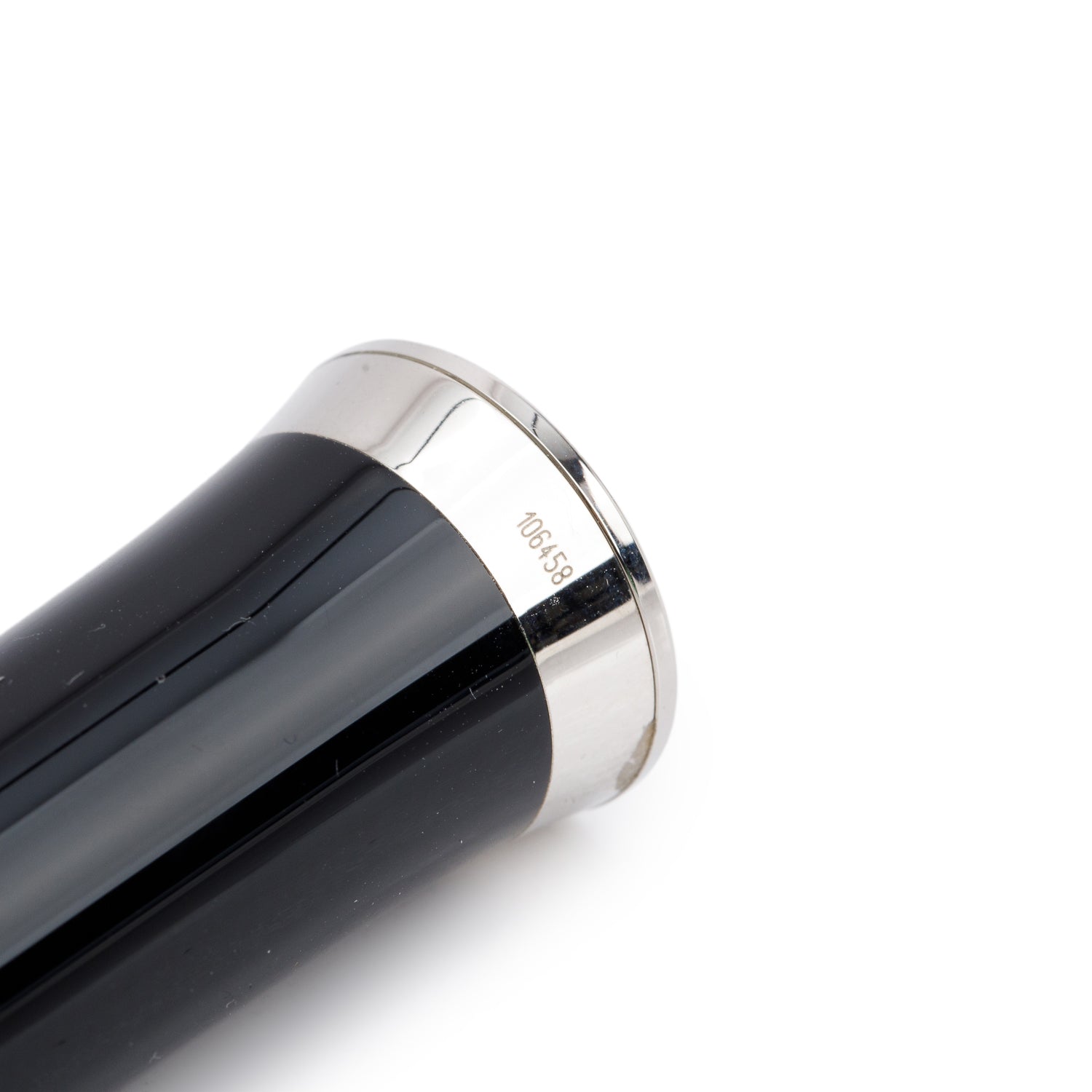 Cartier Palladium Plated Black/Red Resin Art Deco De Cartier Rollerball Pen w/ Box & Receipt