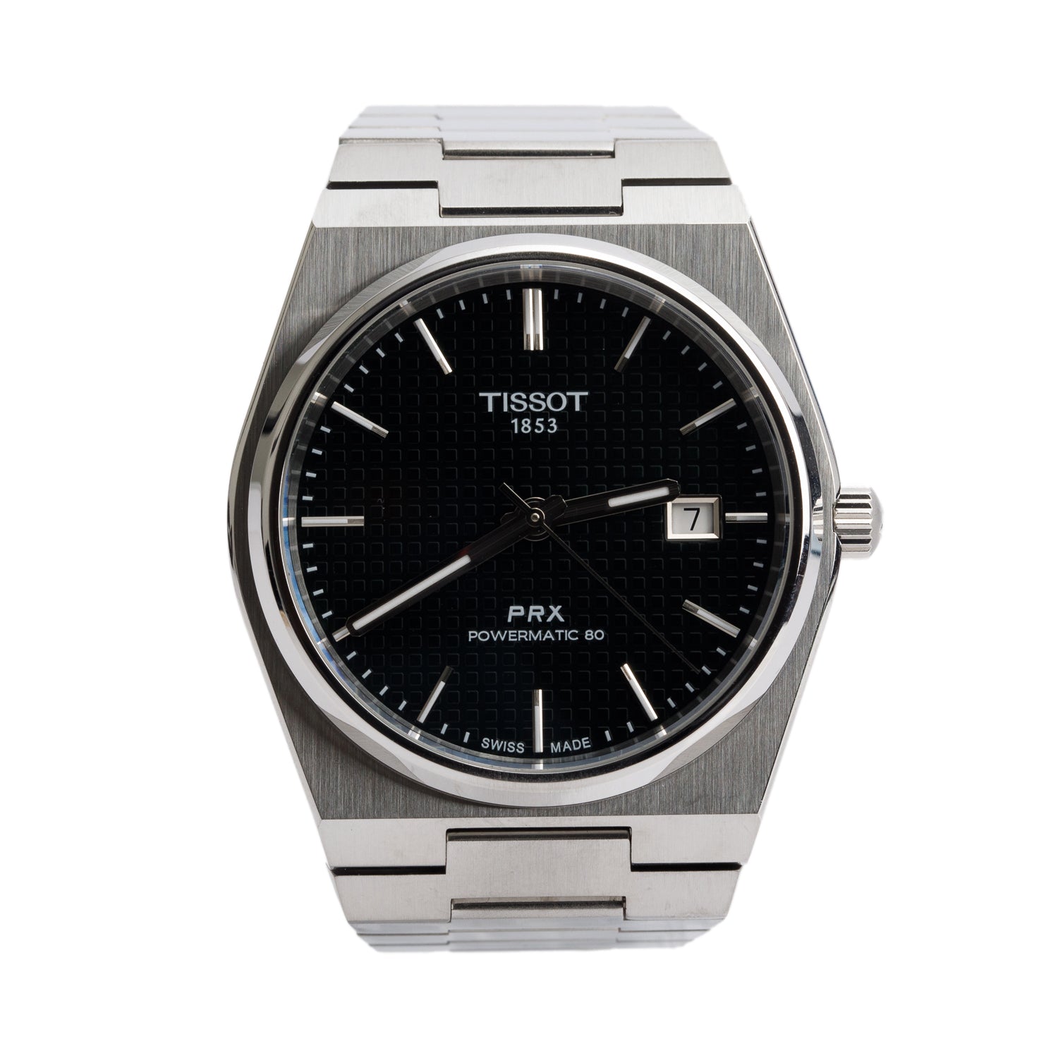 Tissot Stainless Steel PRX Powermatic 80 40 MM Automatic Watch Green Dial
