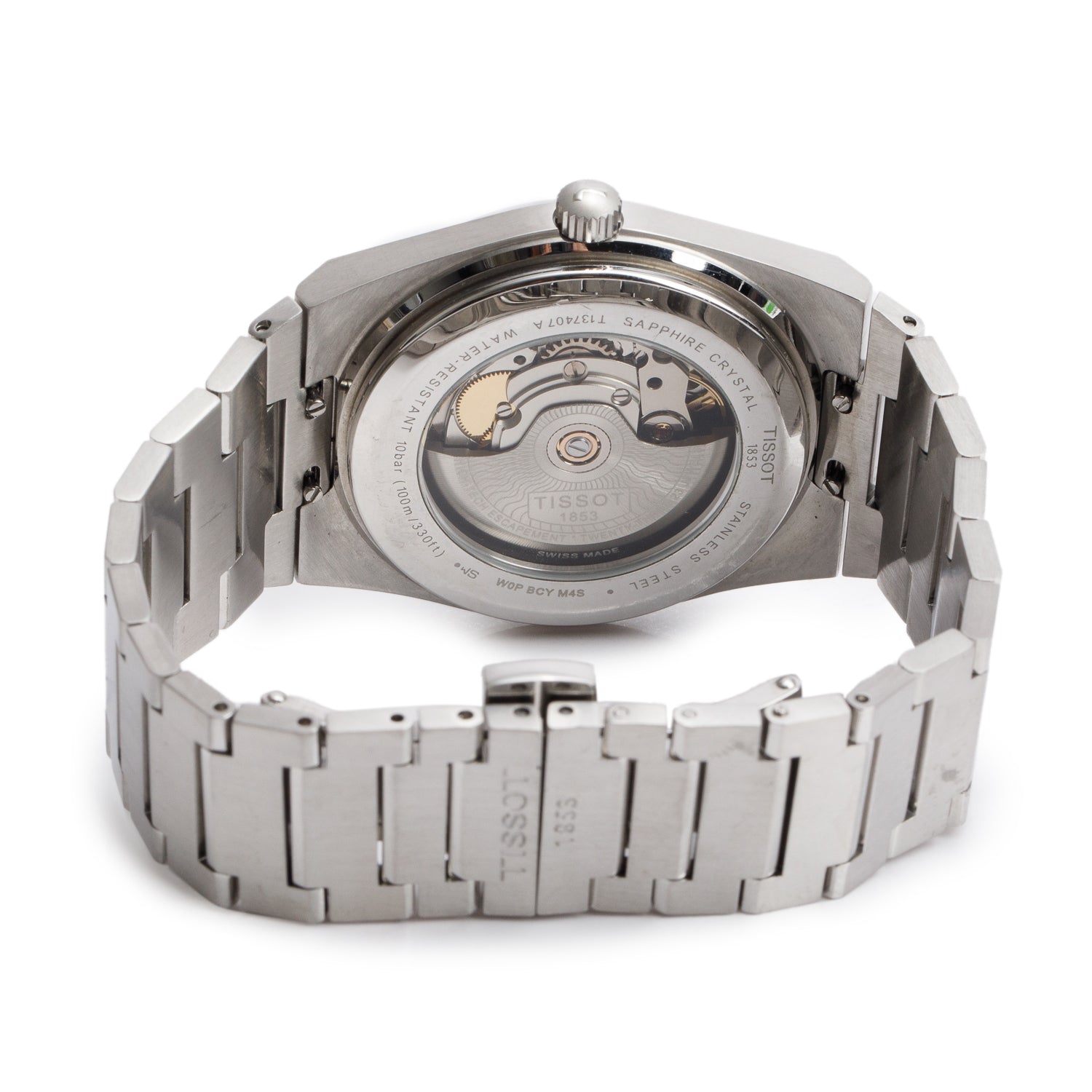Tissot Stainless Steel PRX Powermatic 80 40 MM Automatic Watch Green Dial