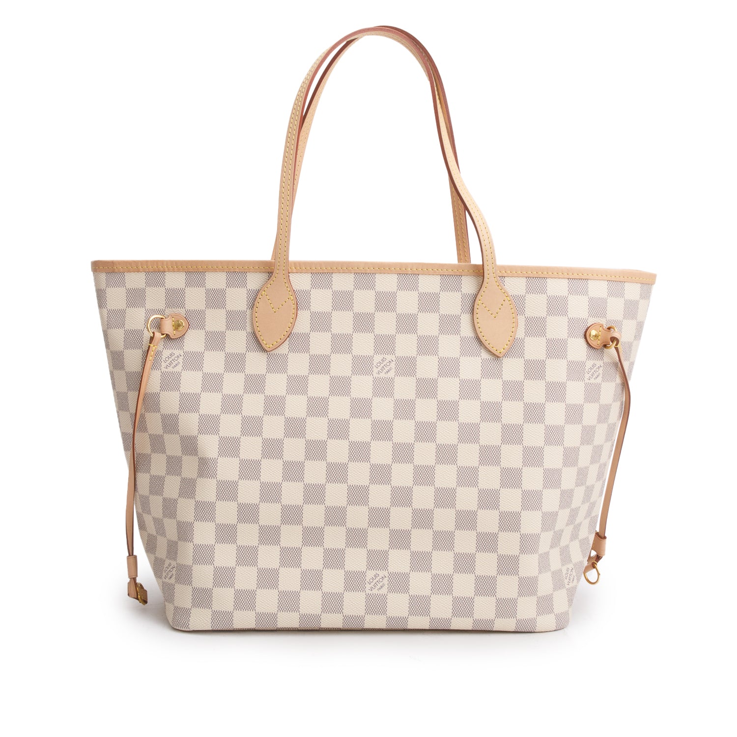Louis Vuitton 2020 Damier Azur Neverfull MM w/ Pouch