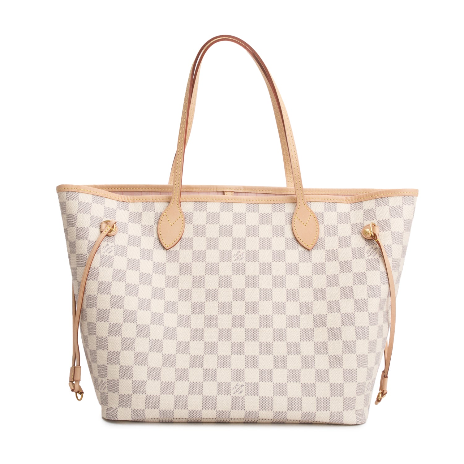 Louis Vuitton 2020 Damier Azur Neverfull MM w/ Pouch