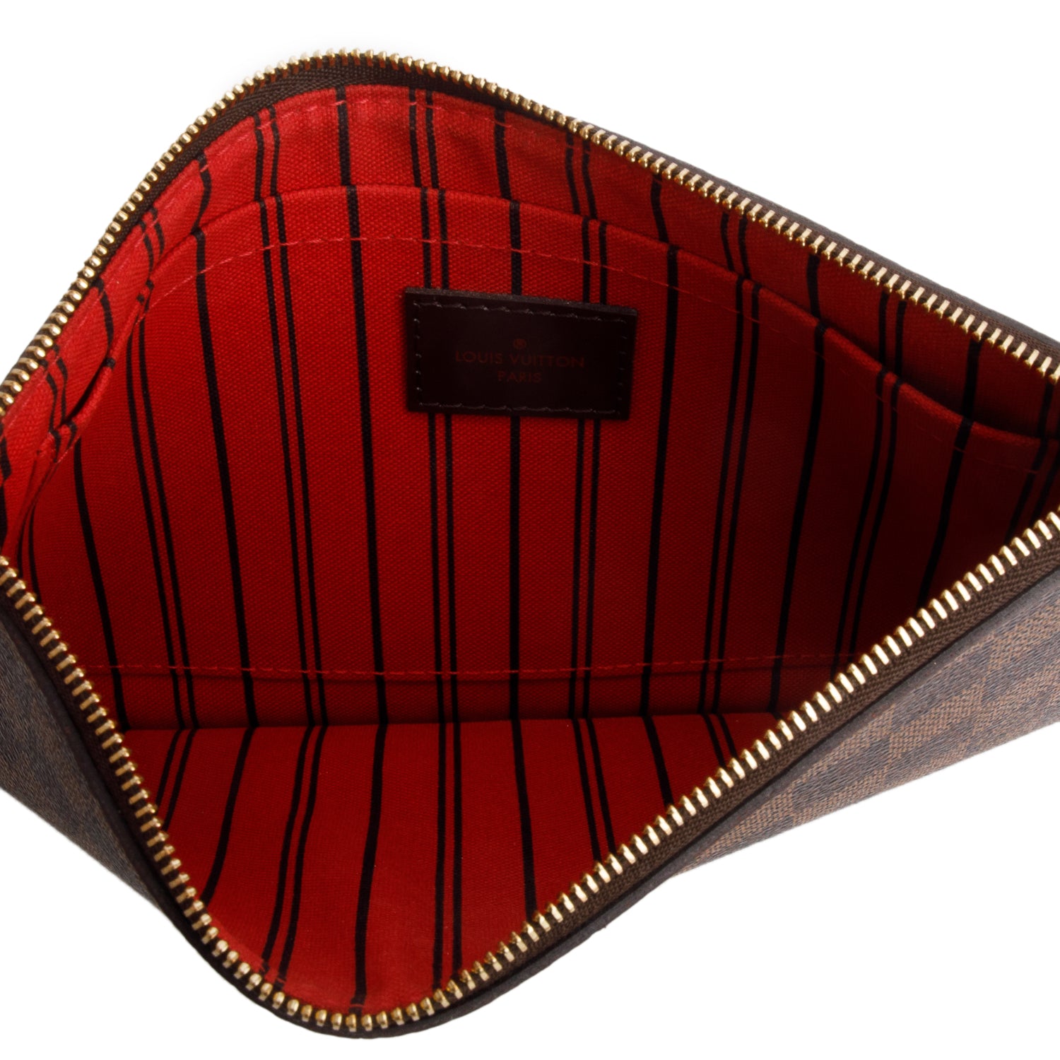 Louis Vuitton Damier Ebene Neverfull Pochette