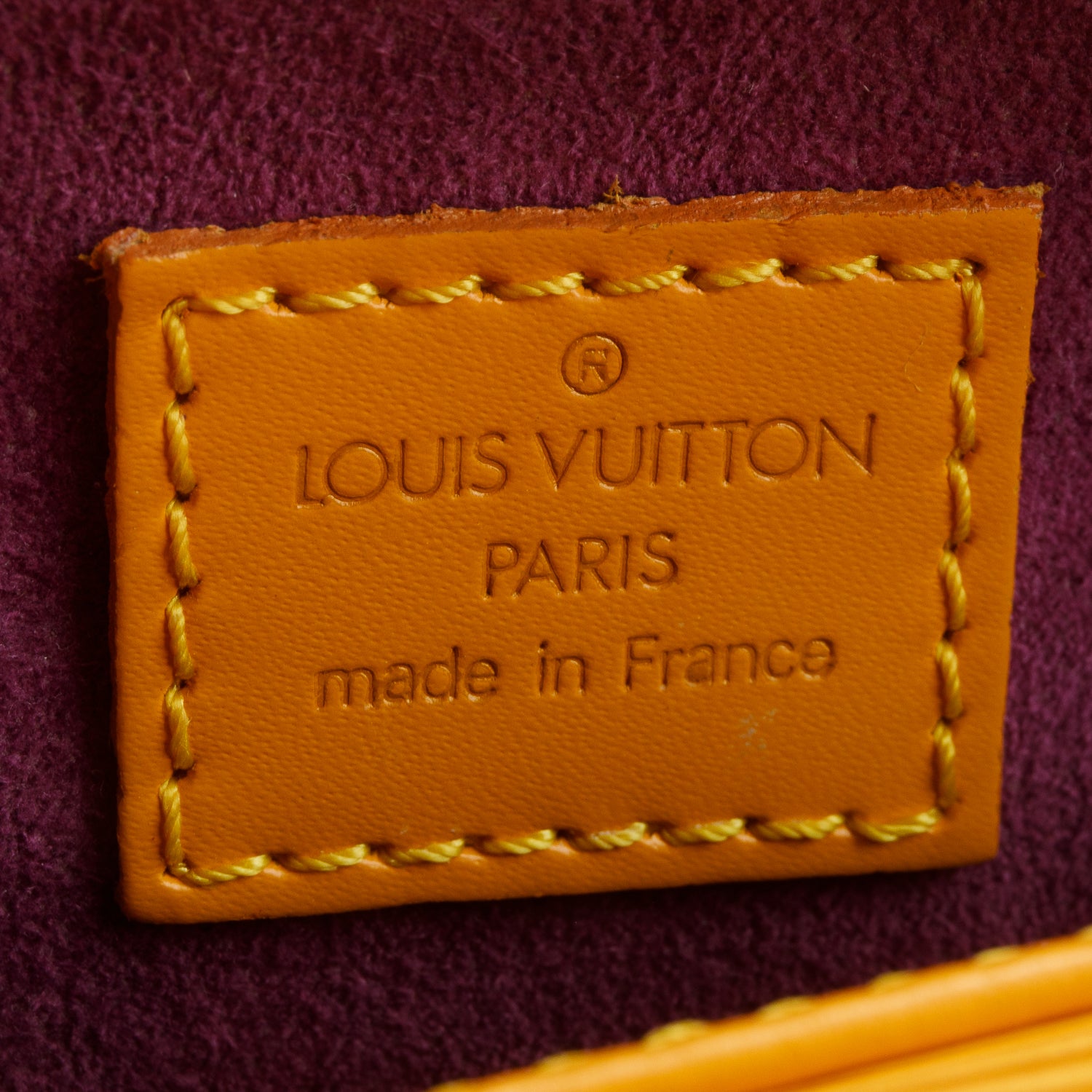 Louis Vuitton Yellow Epi Leather Jasmin Bag