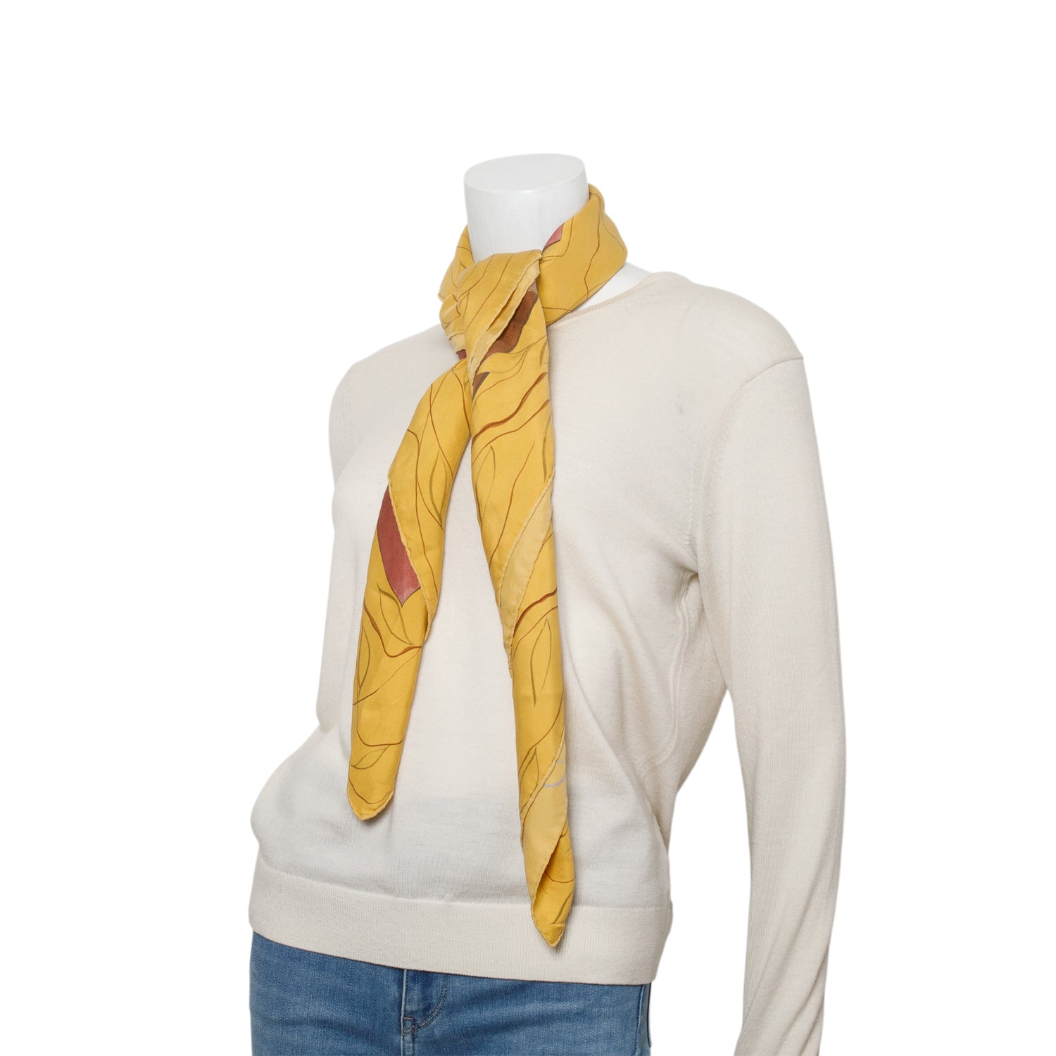 Louis Vuitton Multicolor Silk Airplane Print Scarf
