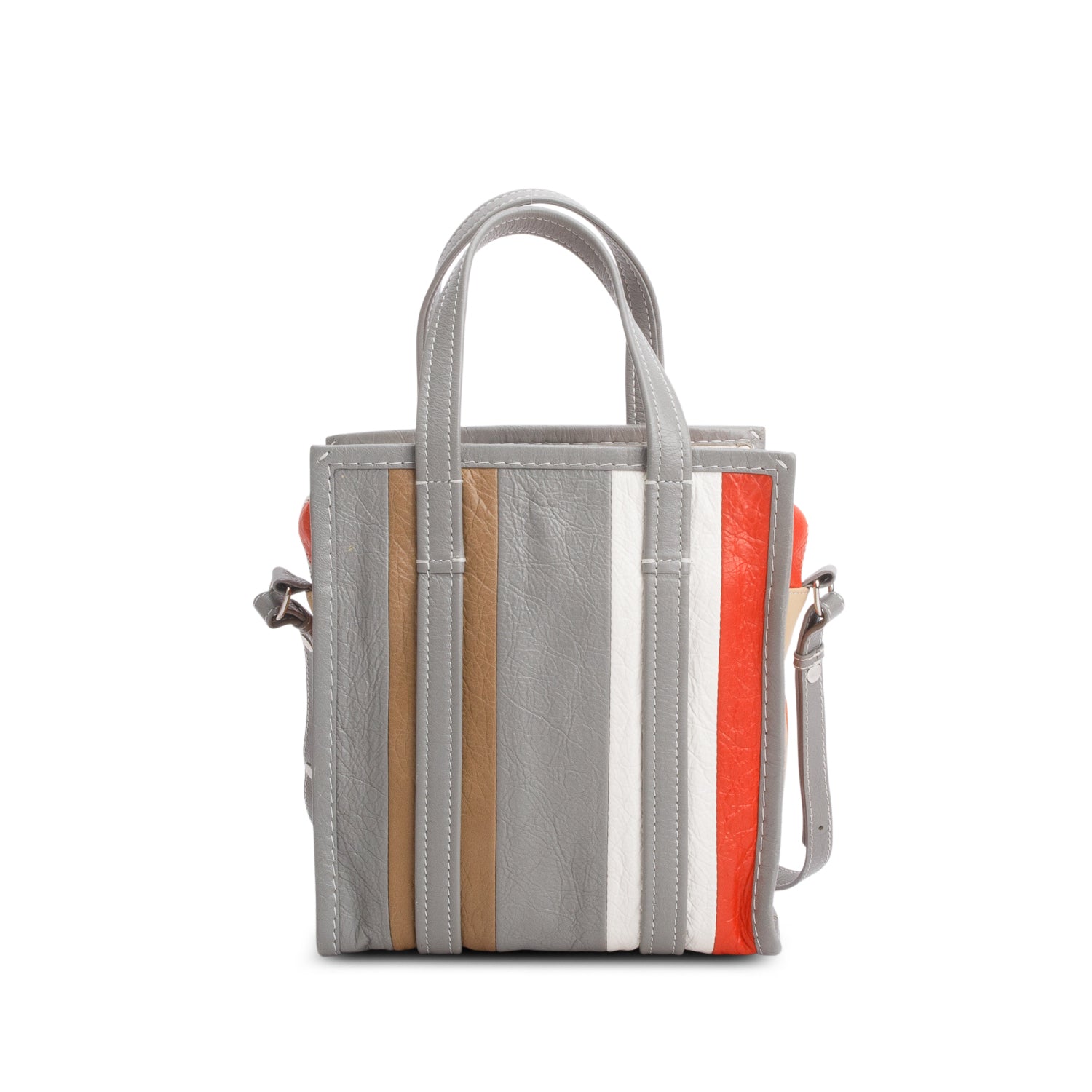 Balenciaga Multicolor Veau Arena XS Bazar Shopper Tote w/ Strap
