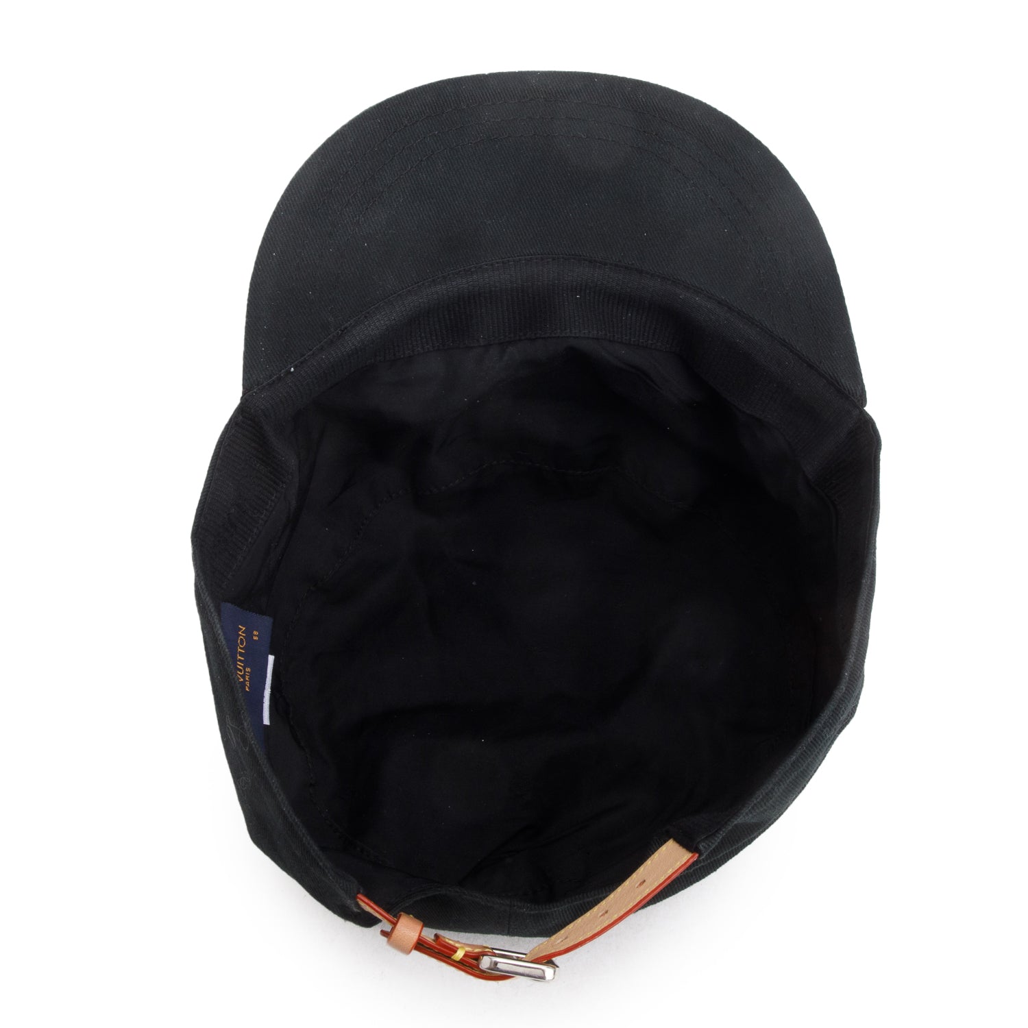 Louis Vuitton X Nigo Black Cotton Squared Cap, 58