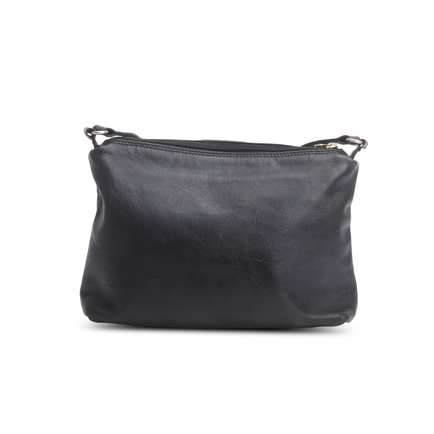 Fendi Vintage Black Leather Crossbody Bag