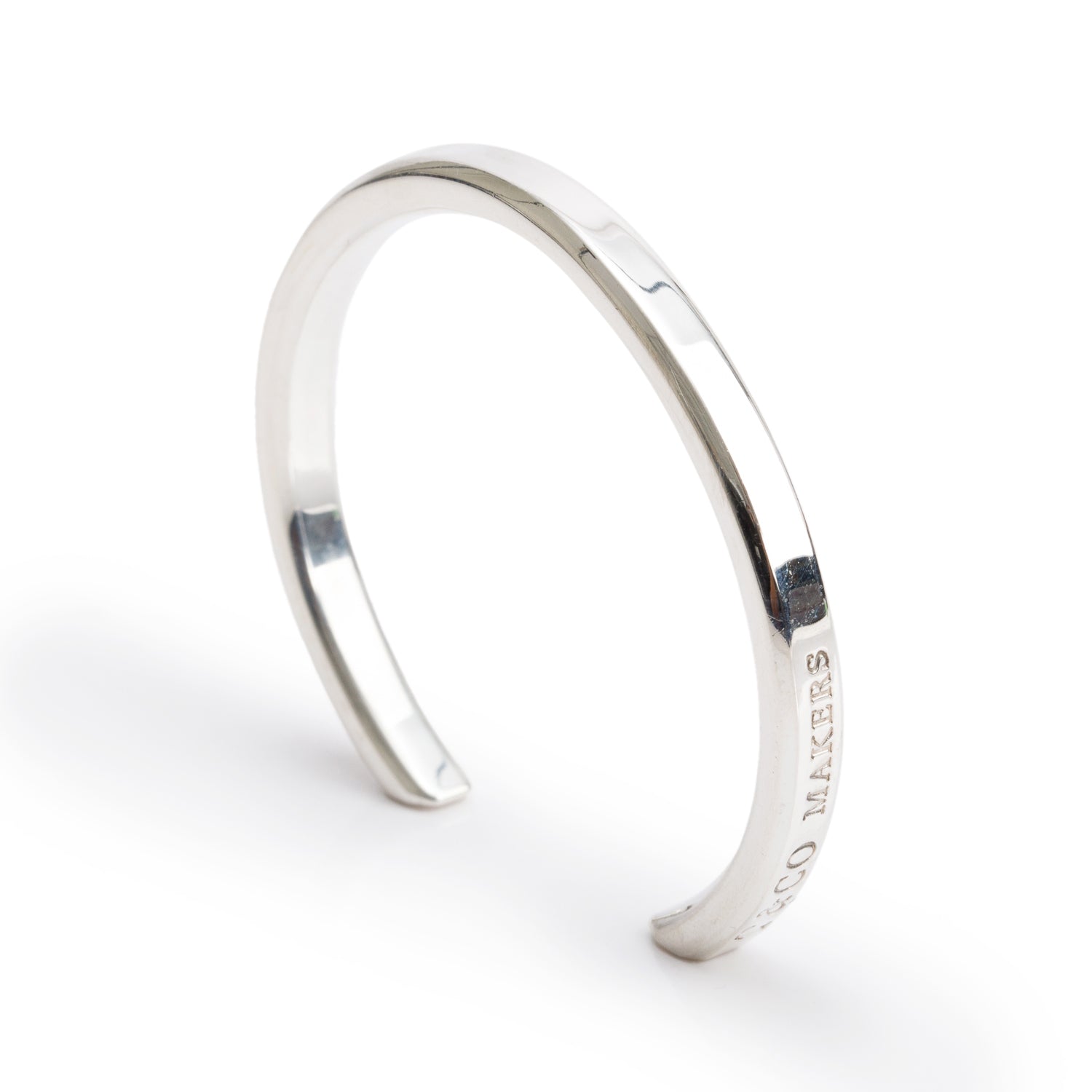 Tiffany & Co. Sterling Silver 1837 Narrow Makers Cuff