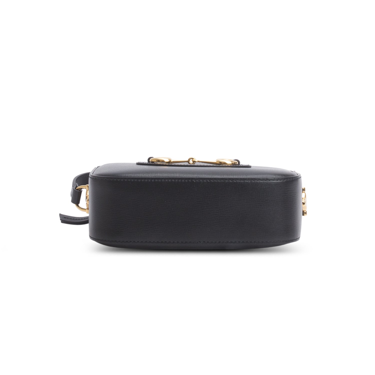 Gucci Black Calfskin Mini Horsebit 1955 Camera Shoulder Bag