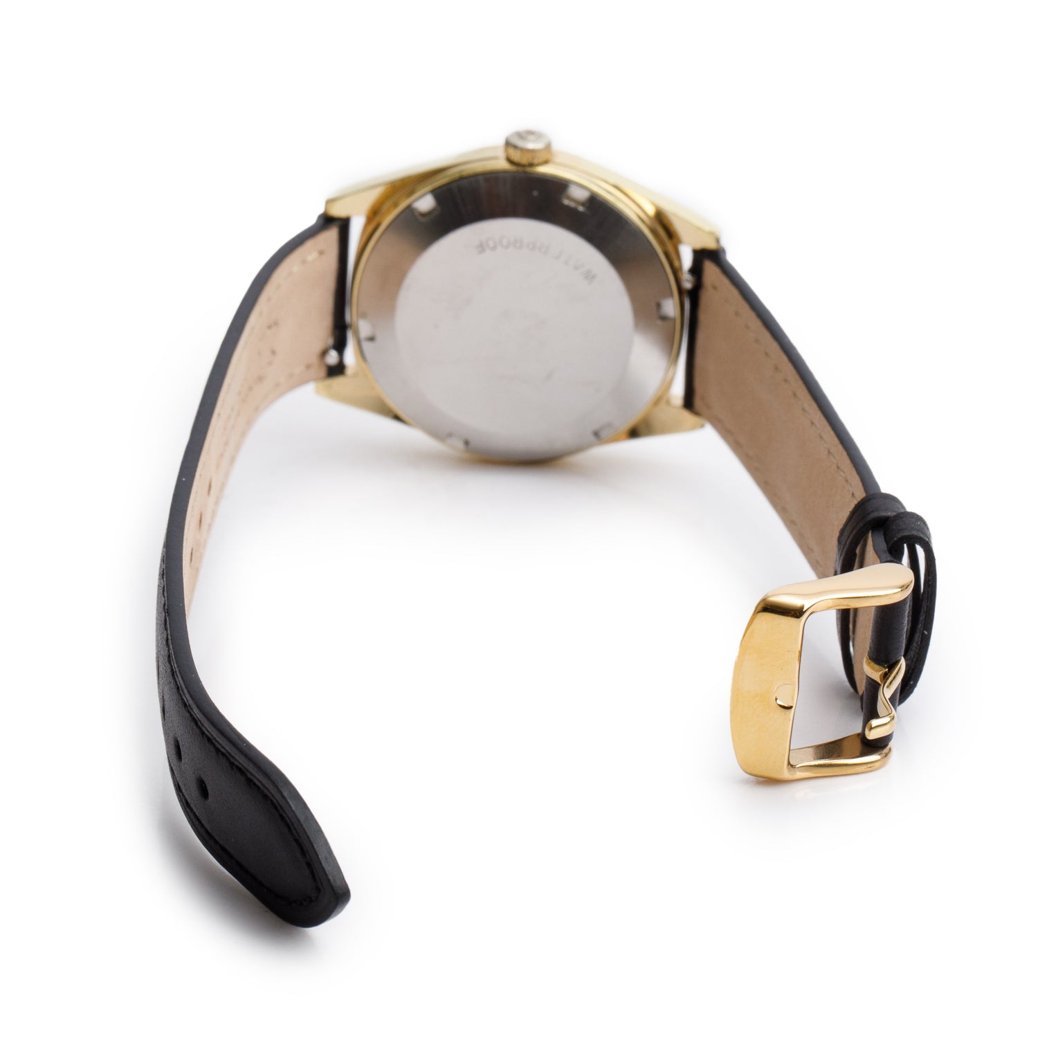 Omega Vintage Gold Plated Stainless Steel Geneve 34 MM Automatic Watch