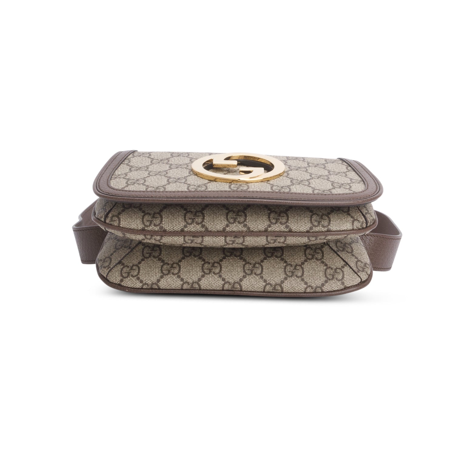 Gucci GG Supreme Monogram Textured Dollar Calfskin Blondie Belt Bag