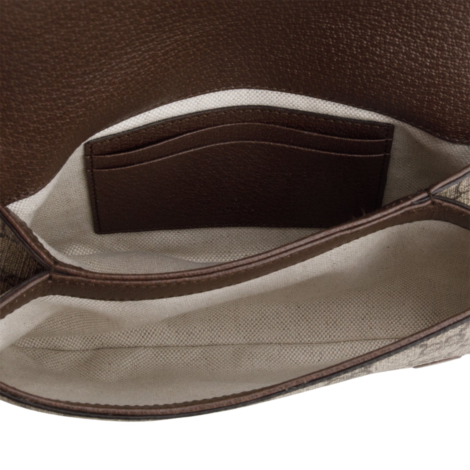 Gucci GG Supreme Monogram Textured Dollar Calfskin Blondie Belt Bag