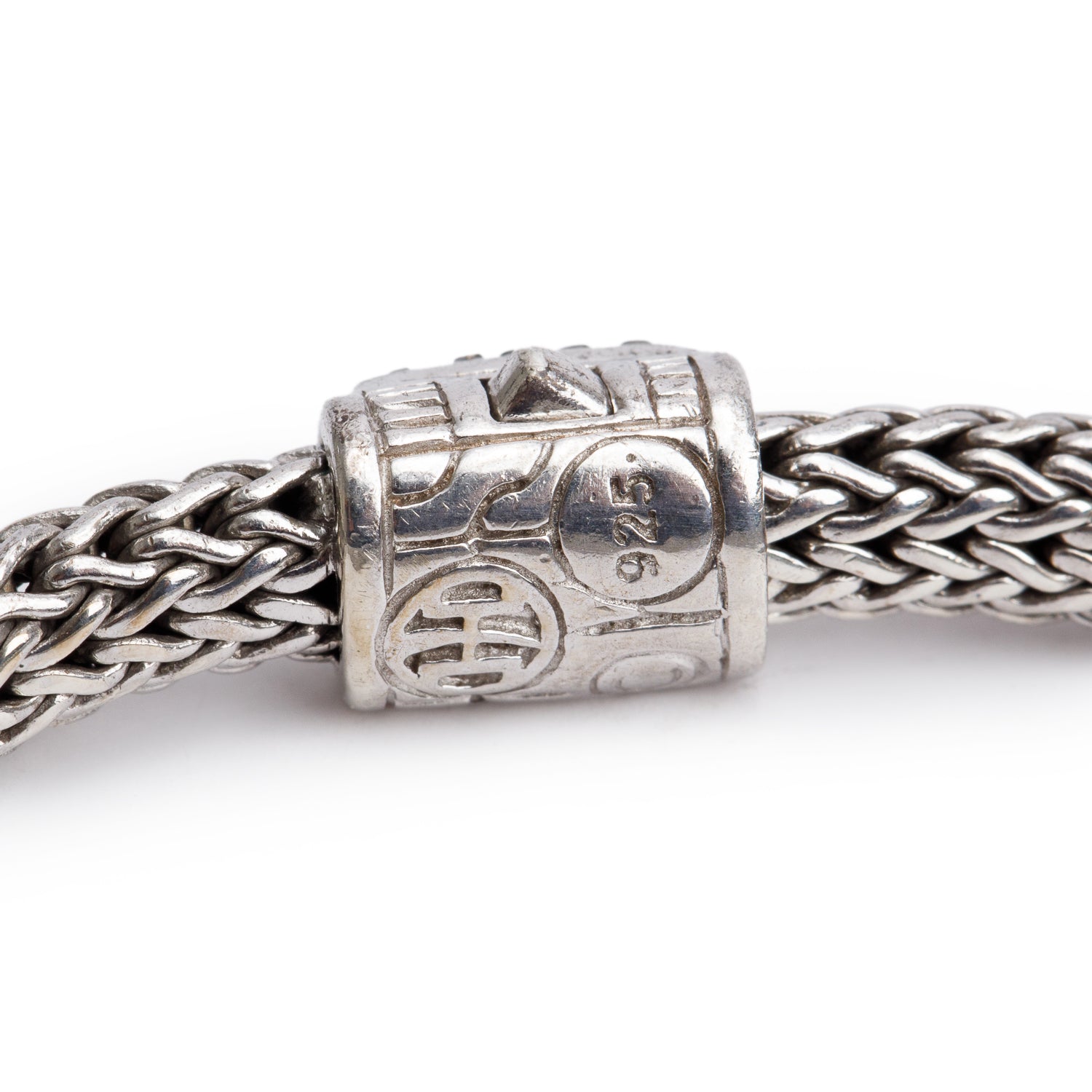 John Hardy Sterling Silver 5 MM Classic Chain Bracelet with Black Sapphire
