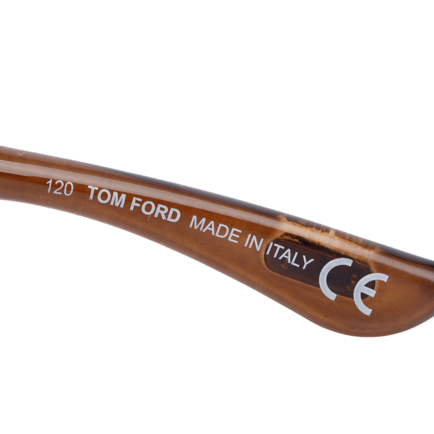 Tom Ford TF74 Brown Acetate Simone Bamboo Oversized Sunglasses w/ Case