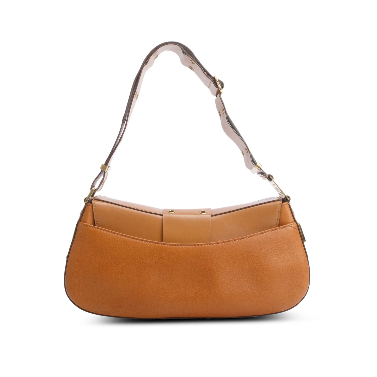 Christian Dior Brown Calfskin Street Chic Columbus Bag w/ Authenticity Card