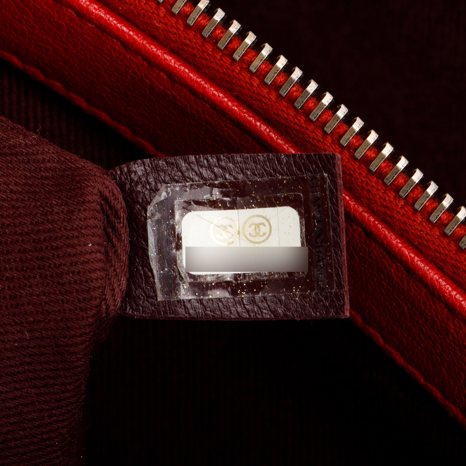Chanel Red Shiny Sheepskin Quilted Small Trapezio Bag w/ Authenticity Card & Receipt