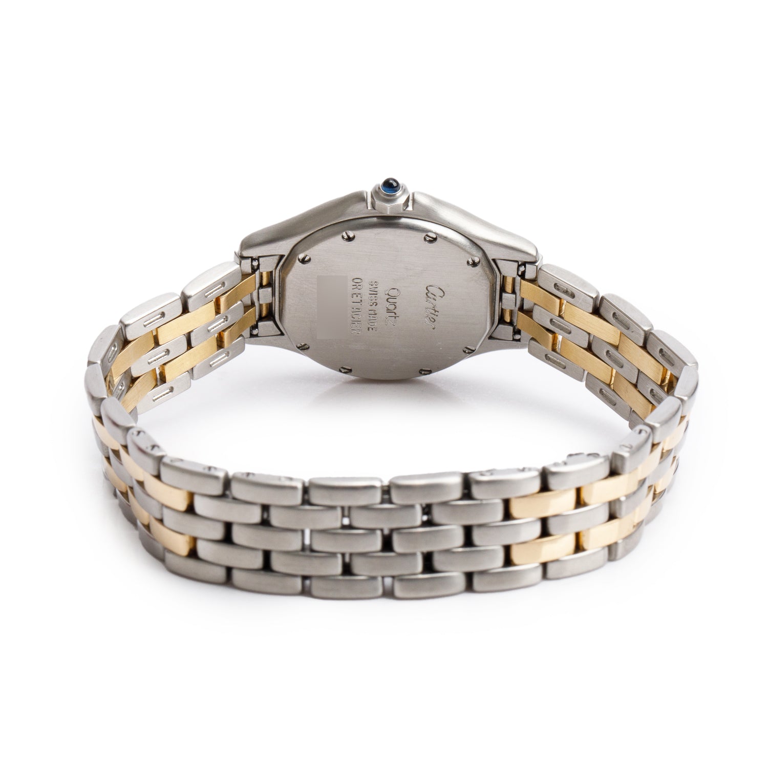 Cartier Stainless Steel & 18k Yellow Gold Cougar 26 MM Quartz Watch 187906