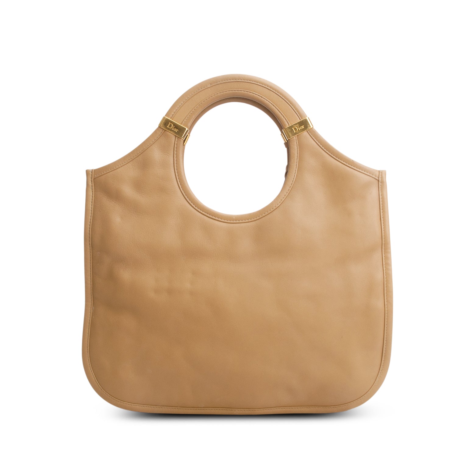 Christian Dior Brown Leather Diorita Hobo