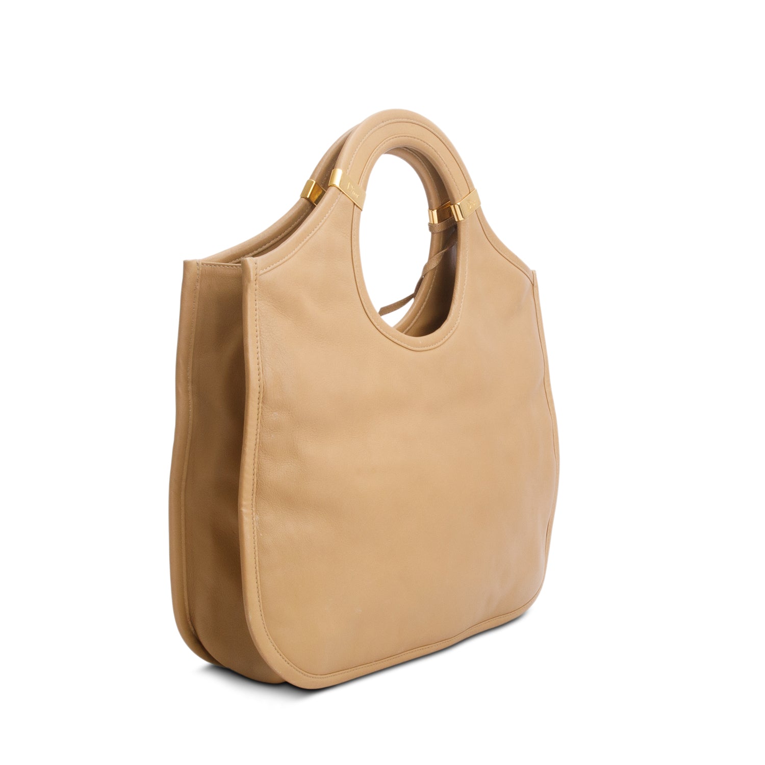 Christian Dior Brown Leather Diorita Hobo