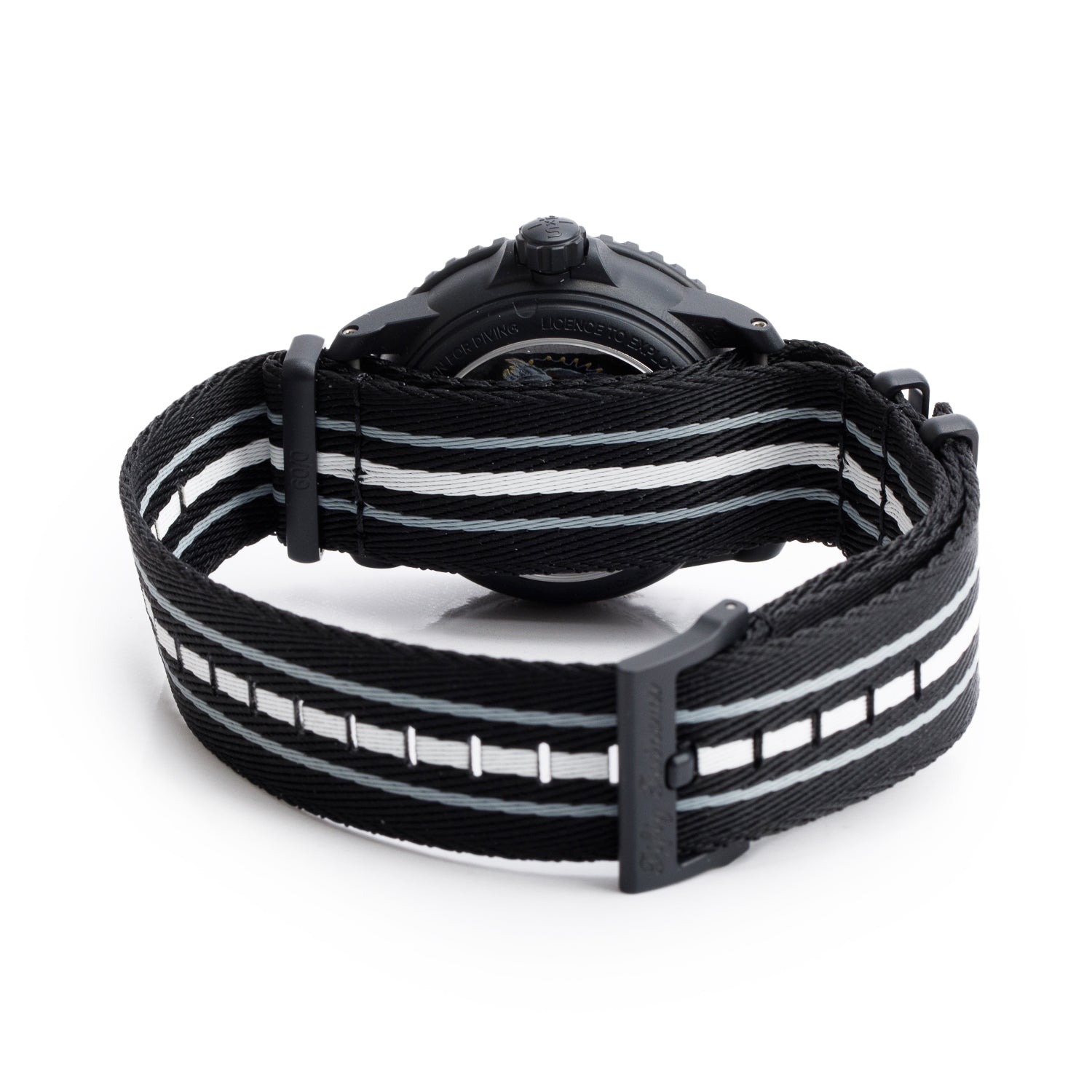 Blancpain X Swatch Bioceramic Ocean of Storms 42 MM Automatic Watch Black Dial