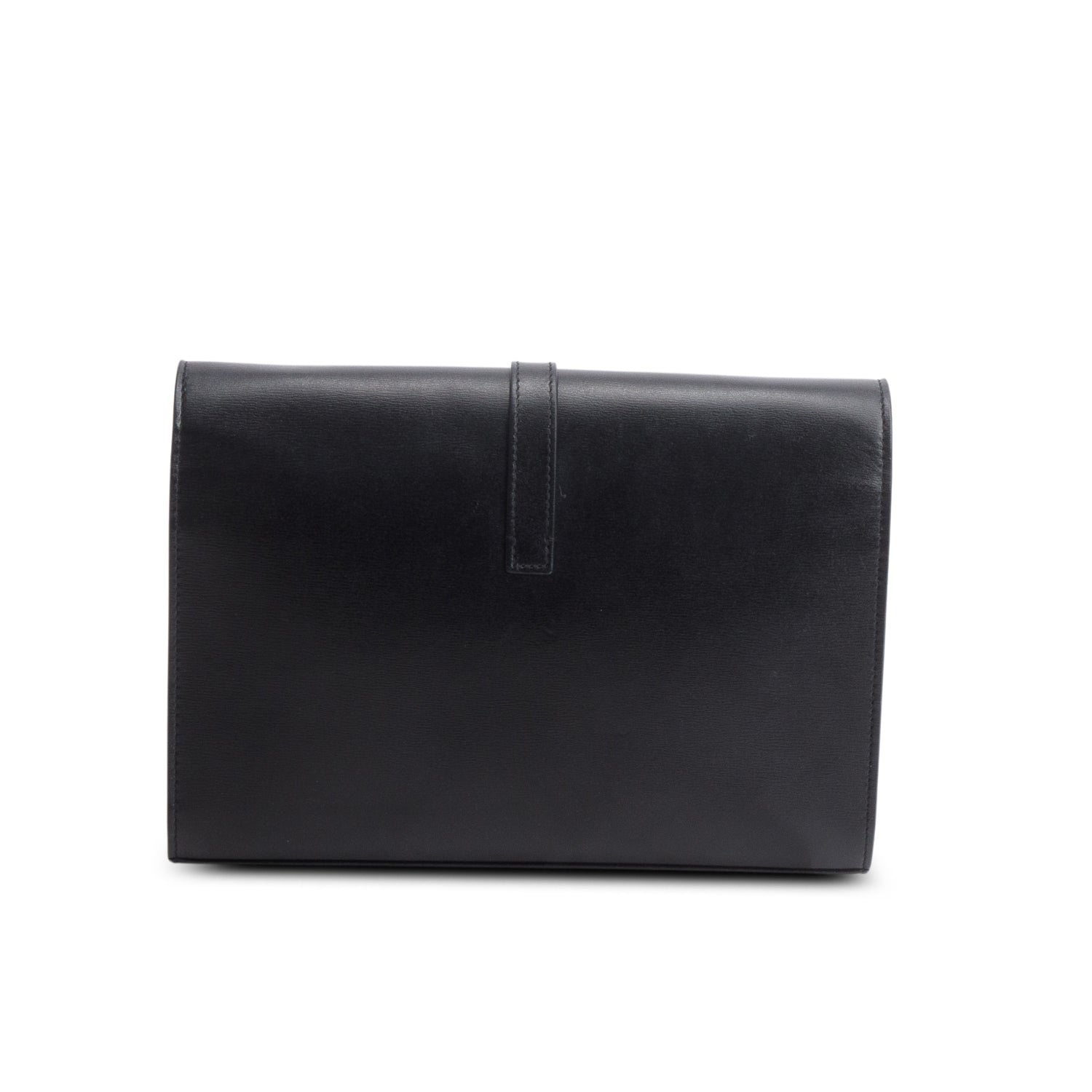 Saint Laurent Black Sulpice Leather Chain Wallet w/ Box