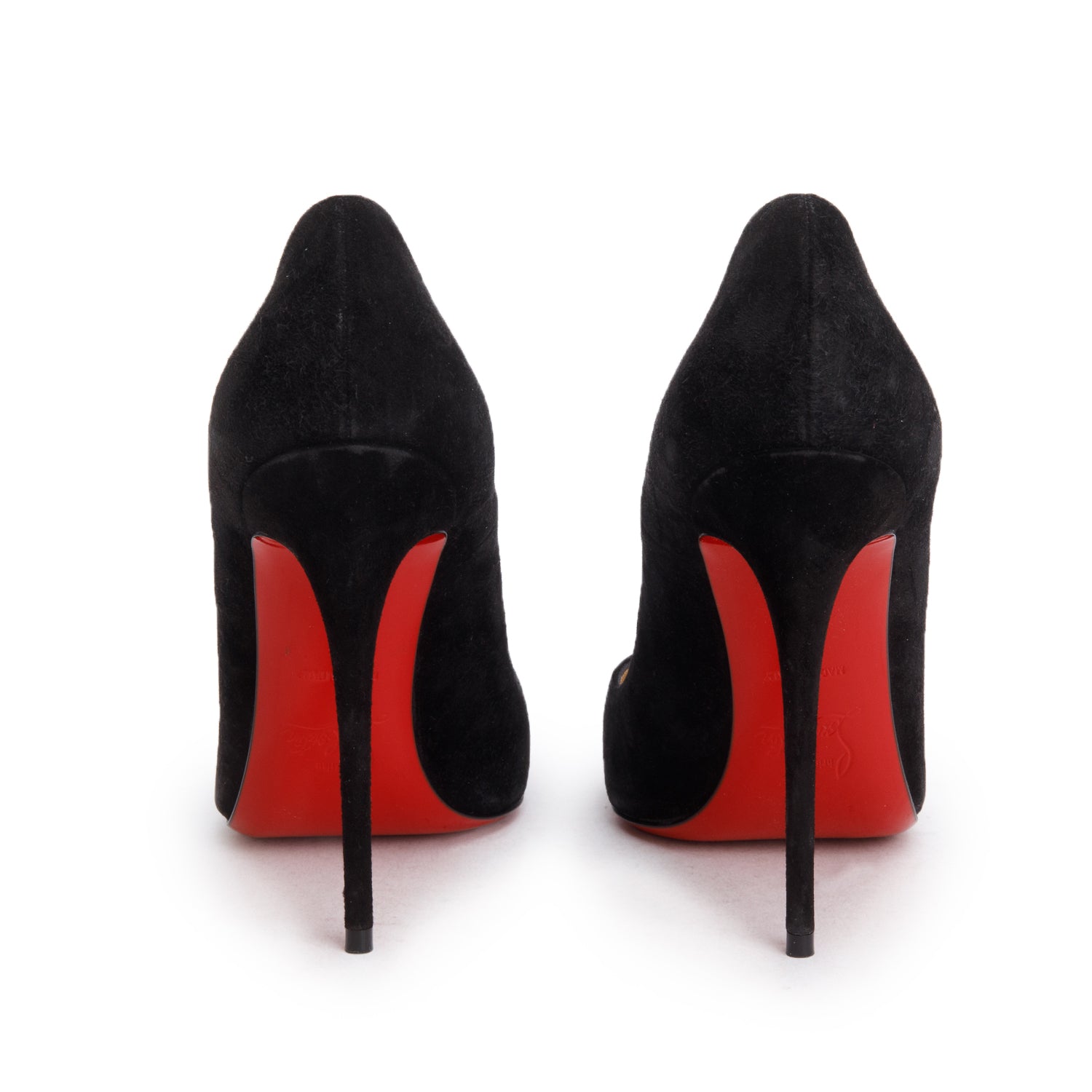 Christian Louboutin Black Veau Velours So Kate 120 Pumps, Size 36 w/ Box