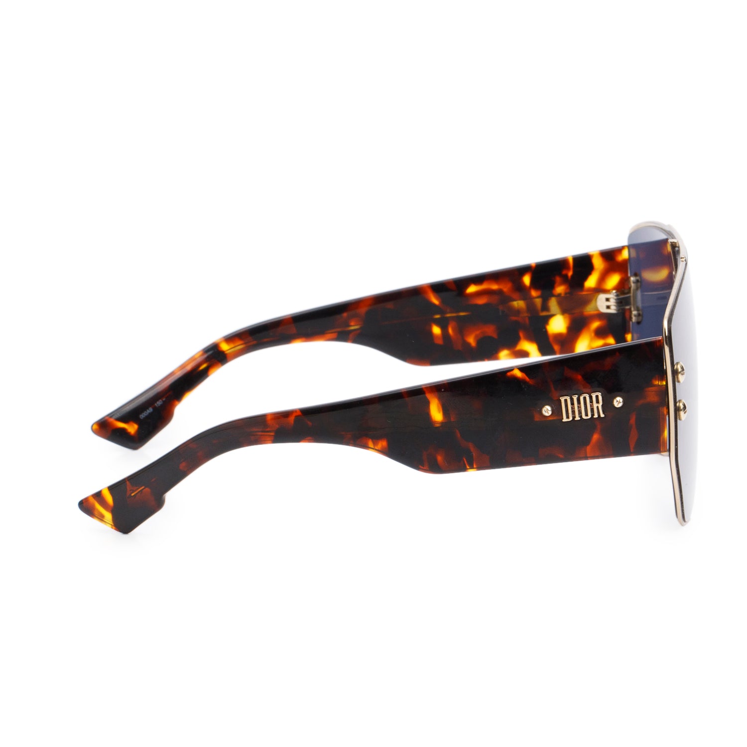 Christian Dior 000A9 Dior Addict 1 Havana Shield Sunglasses w/ Box