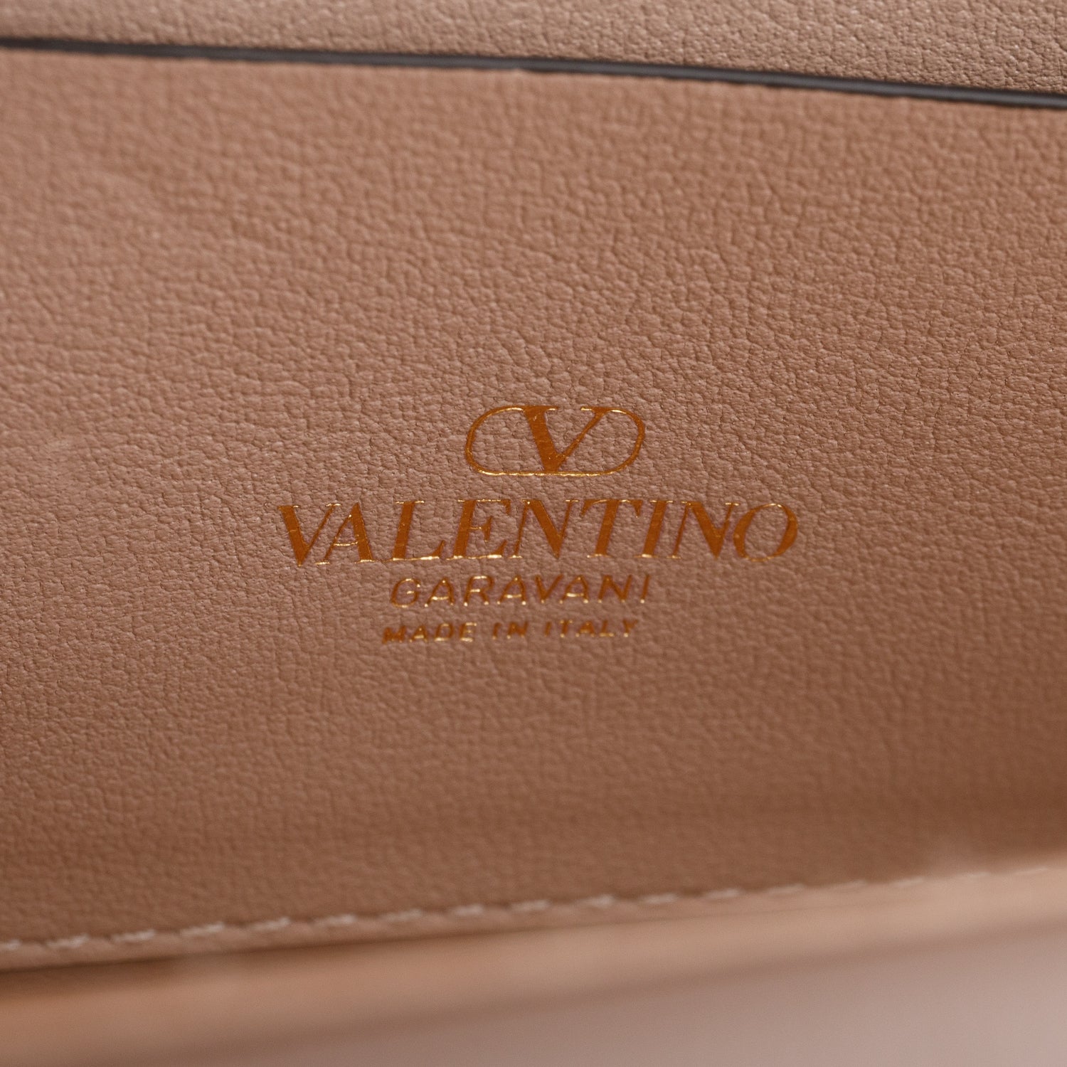 Valentino Pink Rockstud Wallet on Chain w/ Box