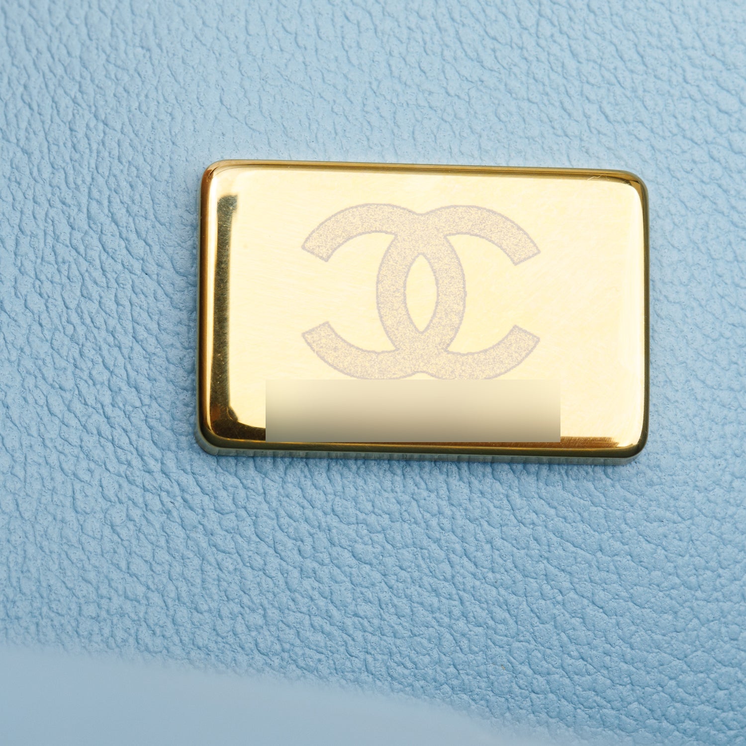 Chanel Blue Caviar Quilted Leather Small Double Flap Bag w/ Box