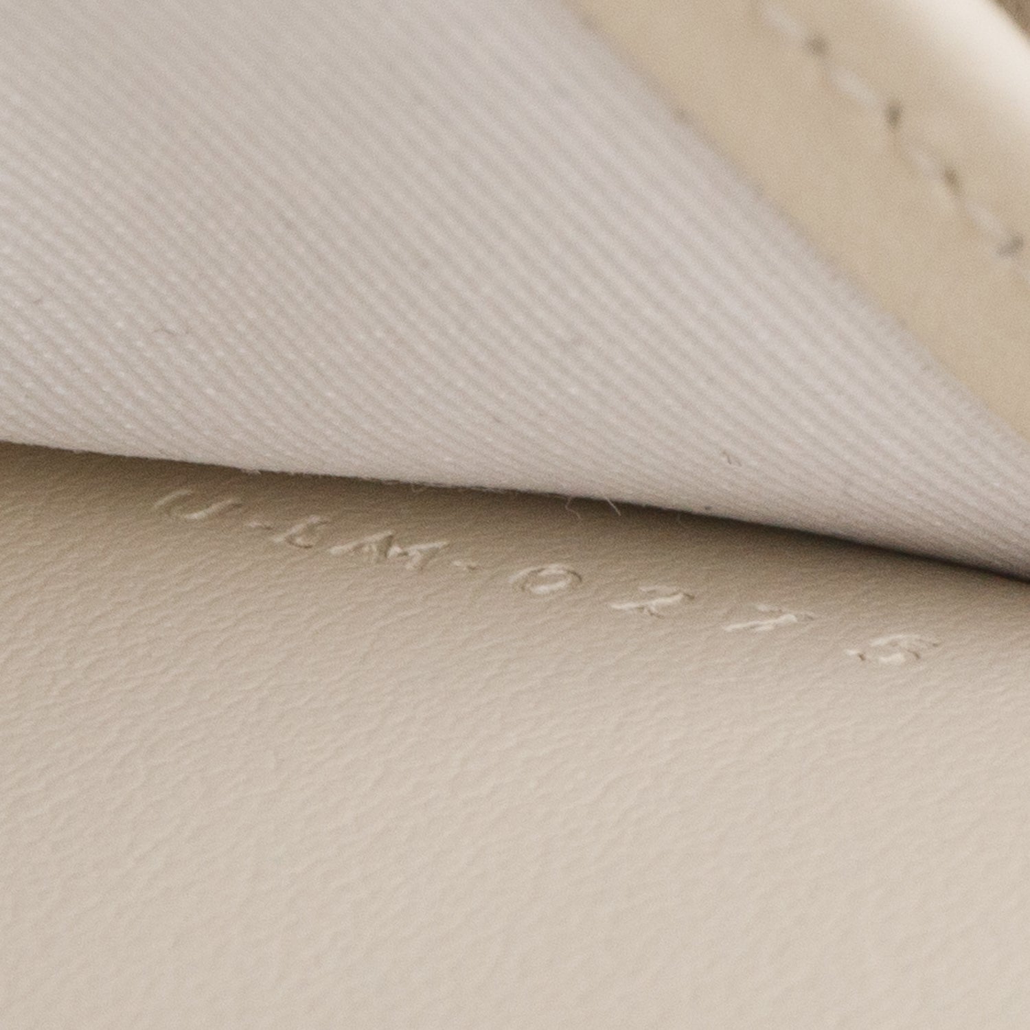 Celine 2025 White Shiny Calfskin Margo Wallet on Chain