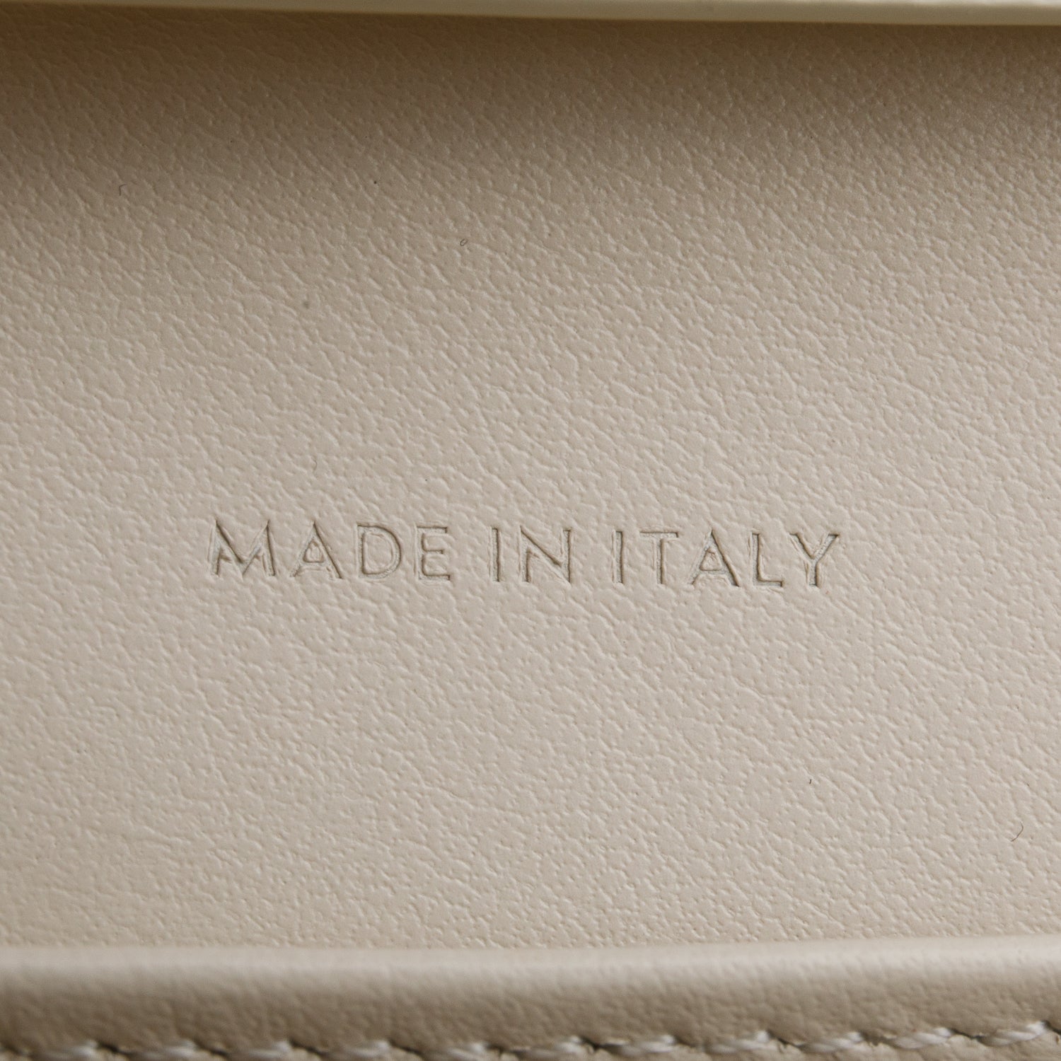 Celine 2025 White Shiny Calfskin Margo Wallet on Chain