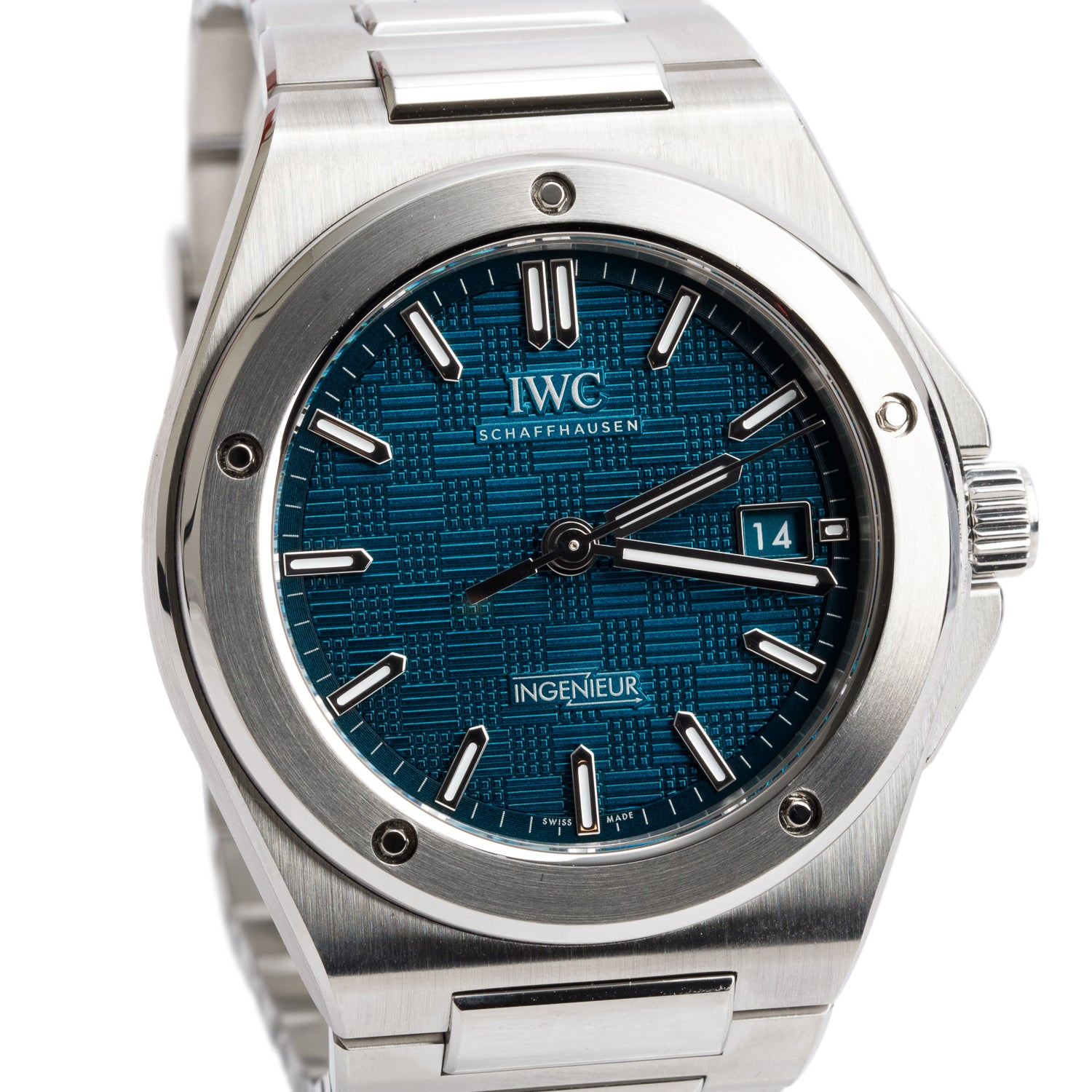 IWC 2025 Stainless Steel Ingenieur 40 MM Automatic Watch Green Dial IW328903 w/ Box & Papers