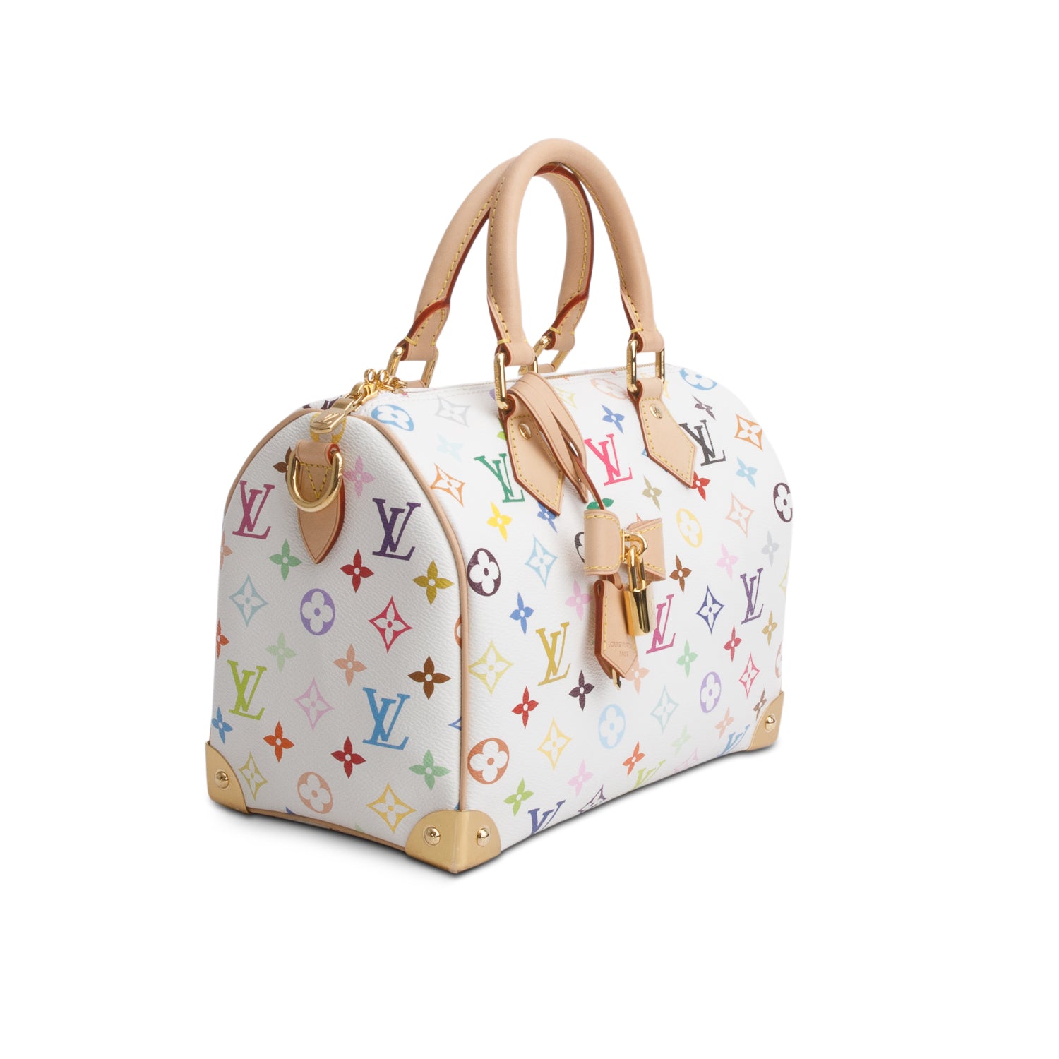 Louis Vuitton Monogram Multicolor LV x TM Speedy Bandouliere 25