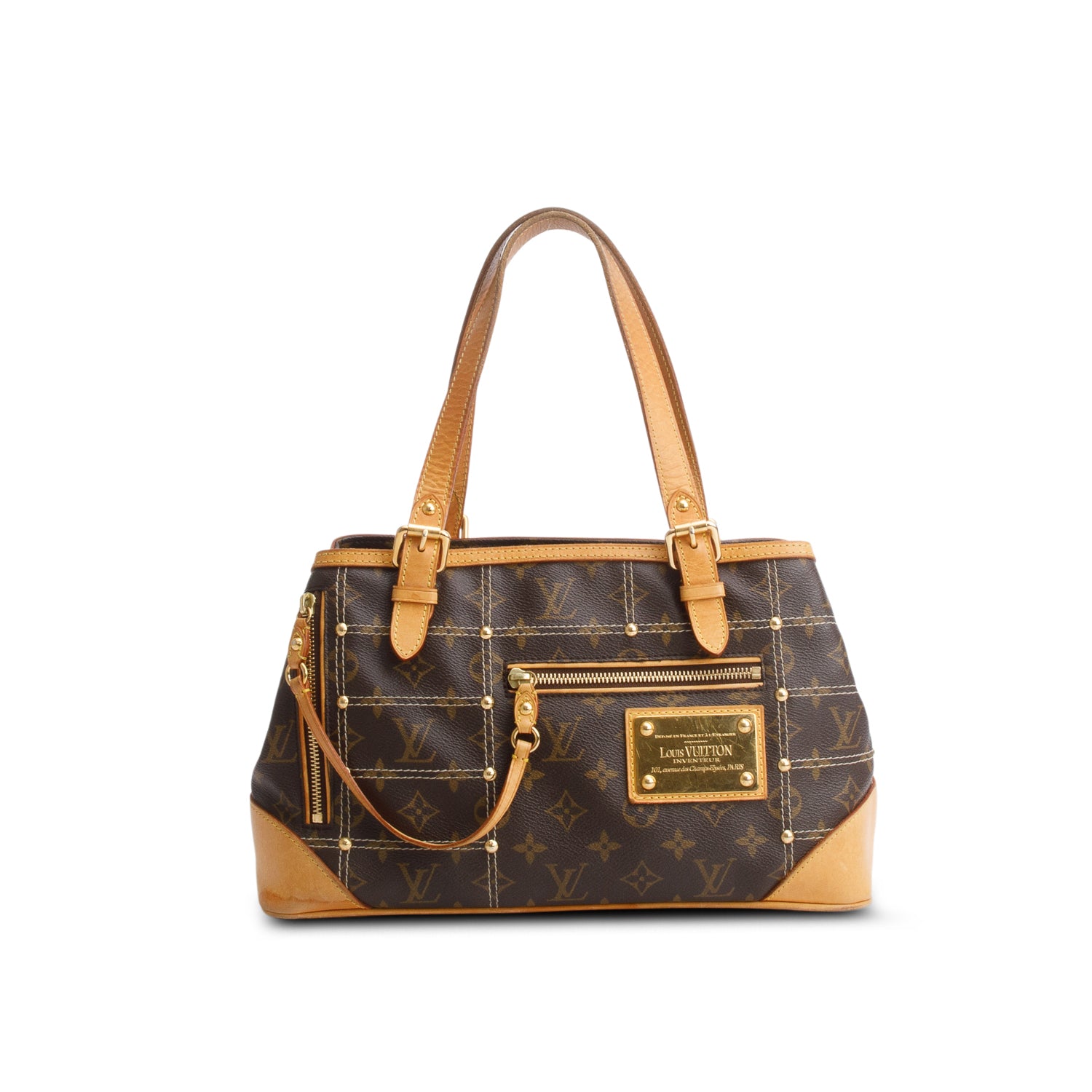 Louis Vuitton Monogram Riveting Shoulder Bag