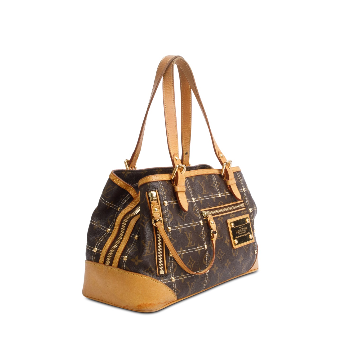 Louis Vuitton Monogram Riveting Shoulder Bag