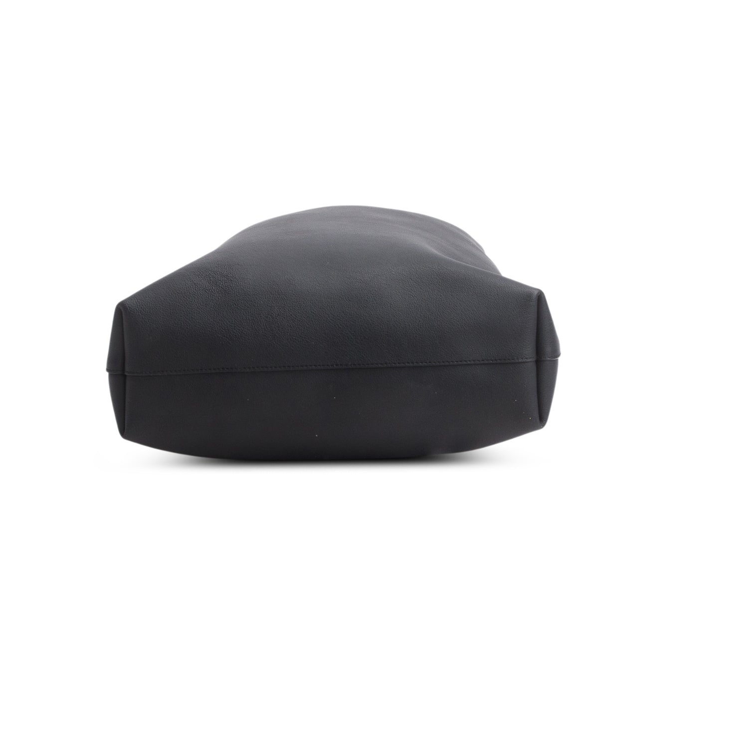 Saint Laurent Black Calfskin Leather N/S Shopping Tote w/ Pouch