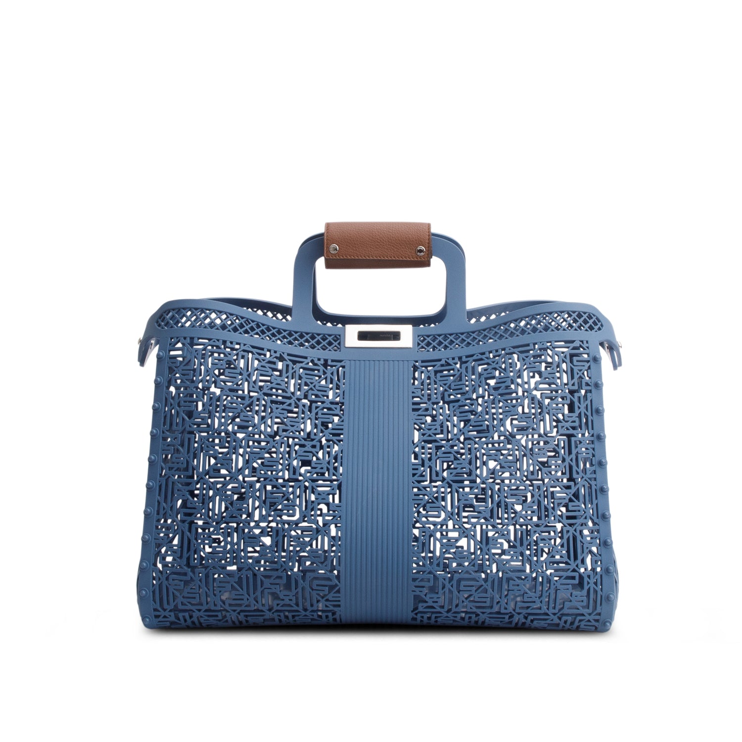 Felice Fendi Blue Recycled Plastic Forty8 Basket – OLIVER'S