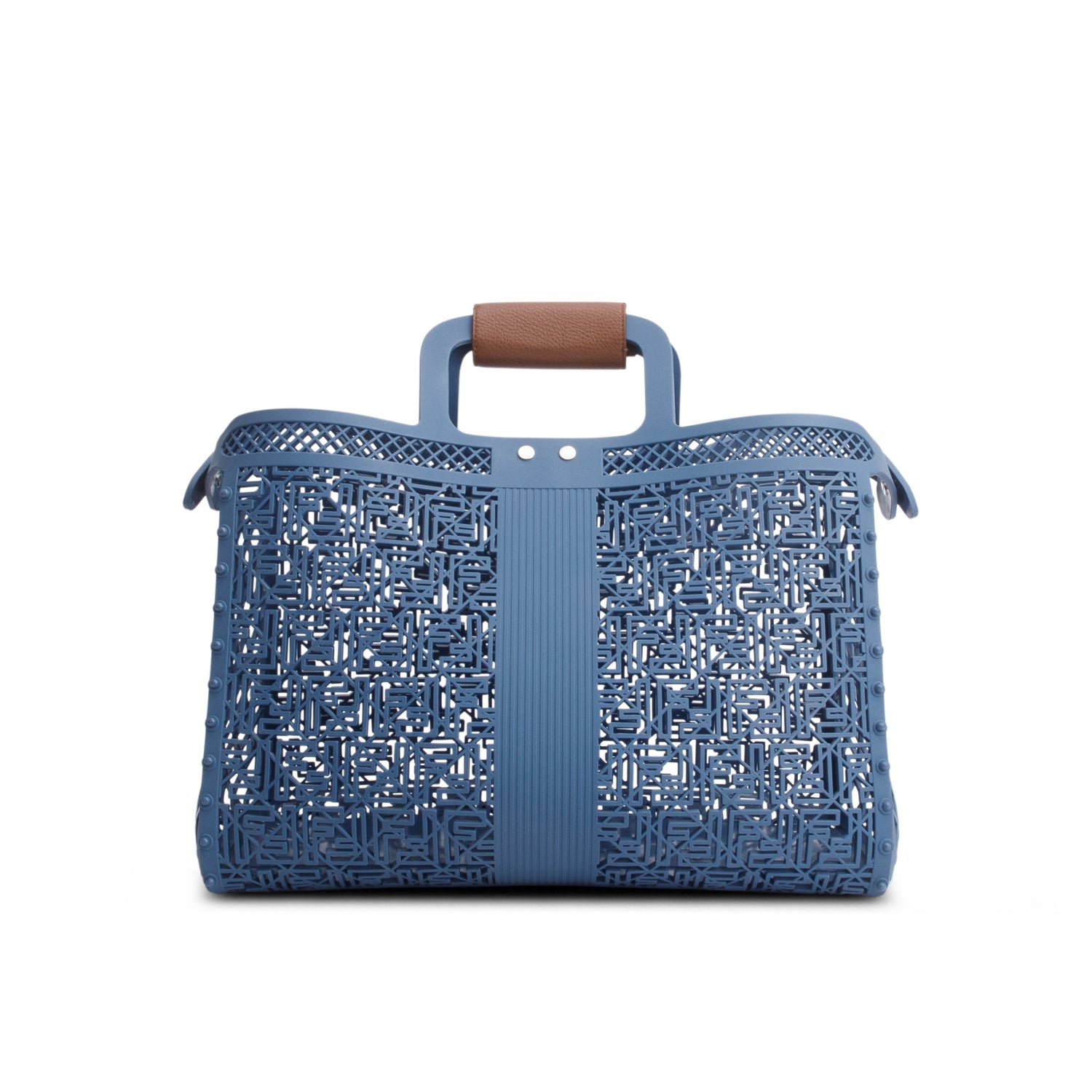 Fendi Blue Recycled Plastic Forty8 Basket