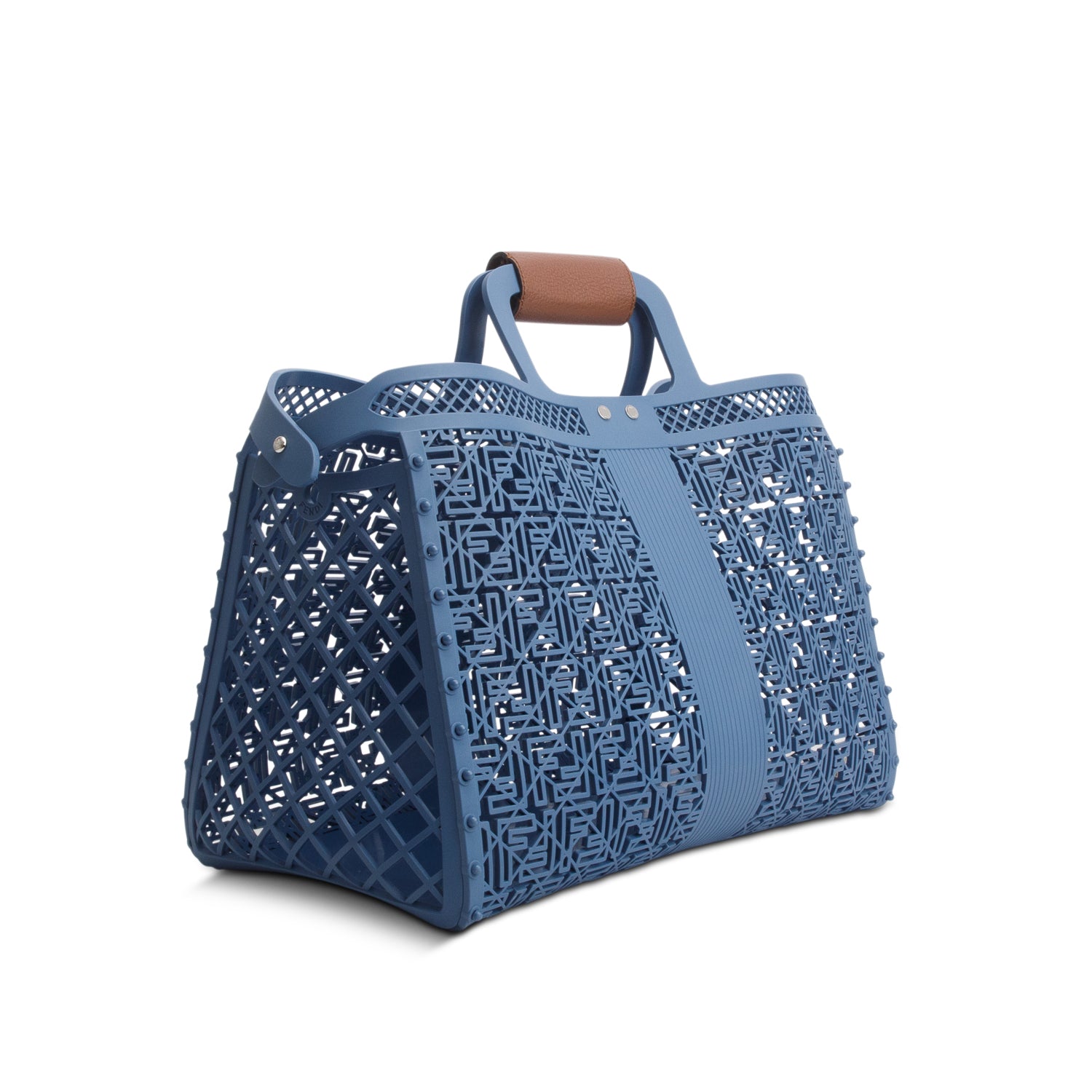 Felice Fendi Blue Recycled Plastic Forty8 Basket – OLIVER'S