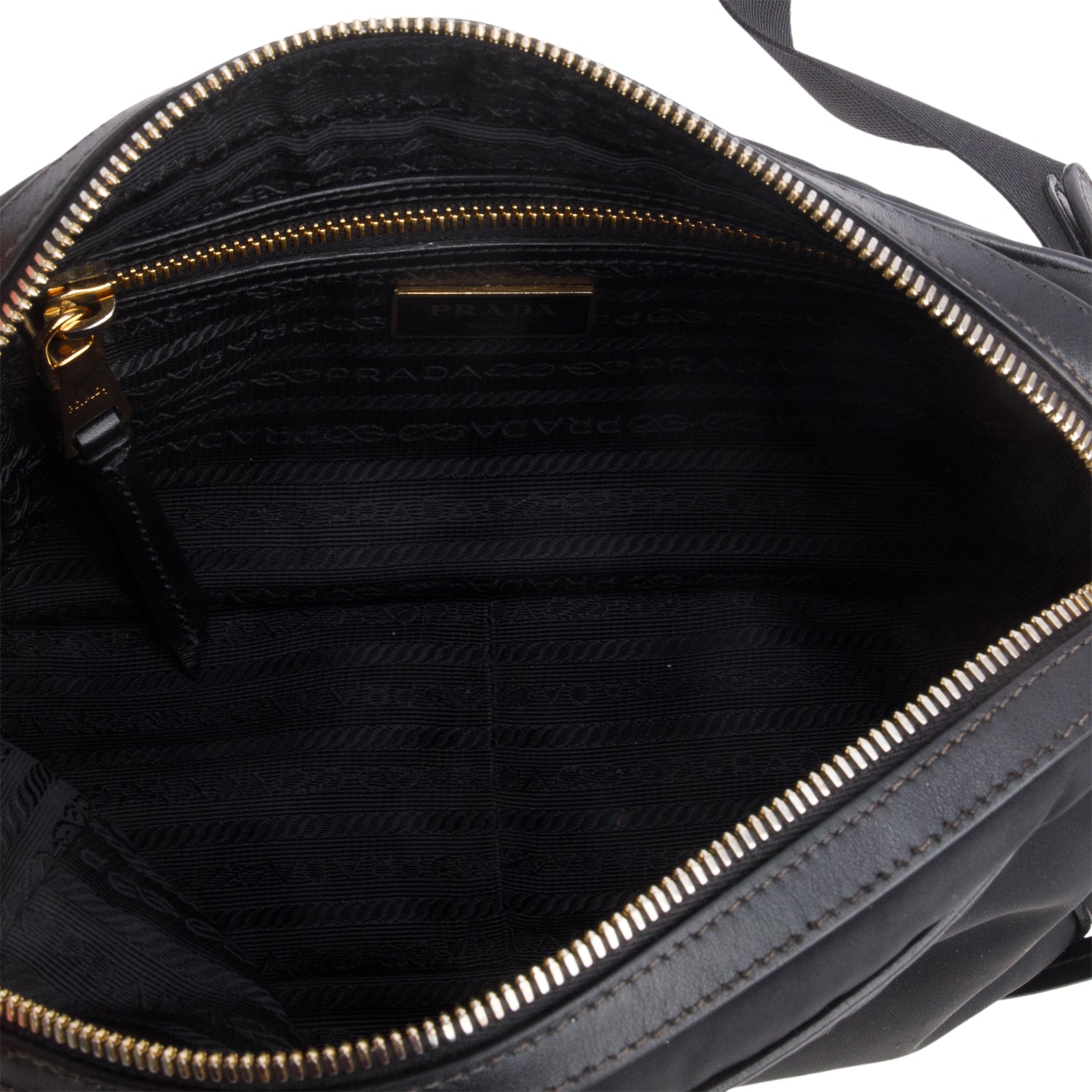 Prada Black Tessuto Nylon Crossbody Bag