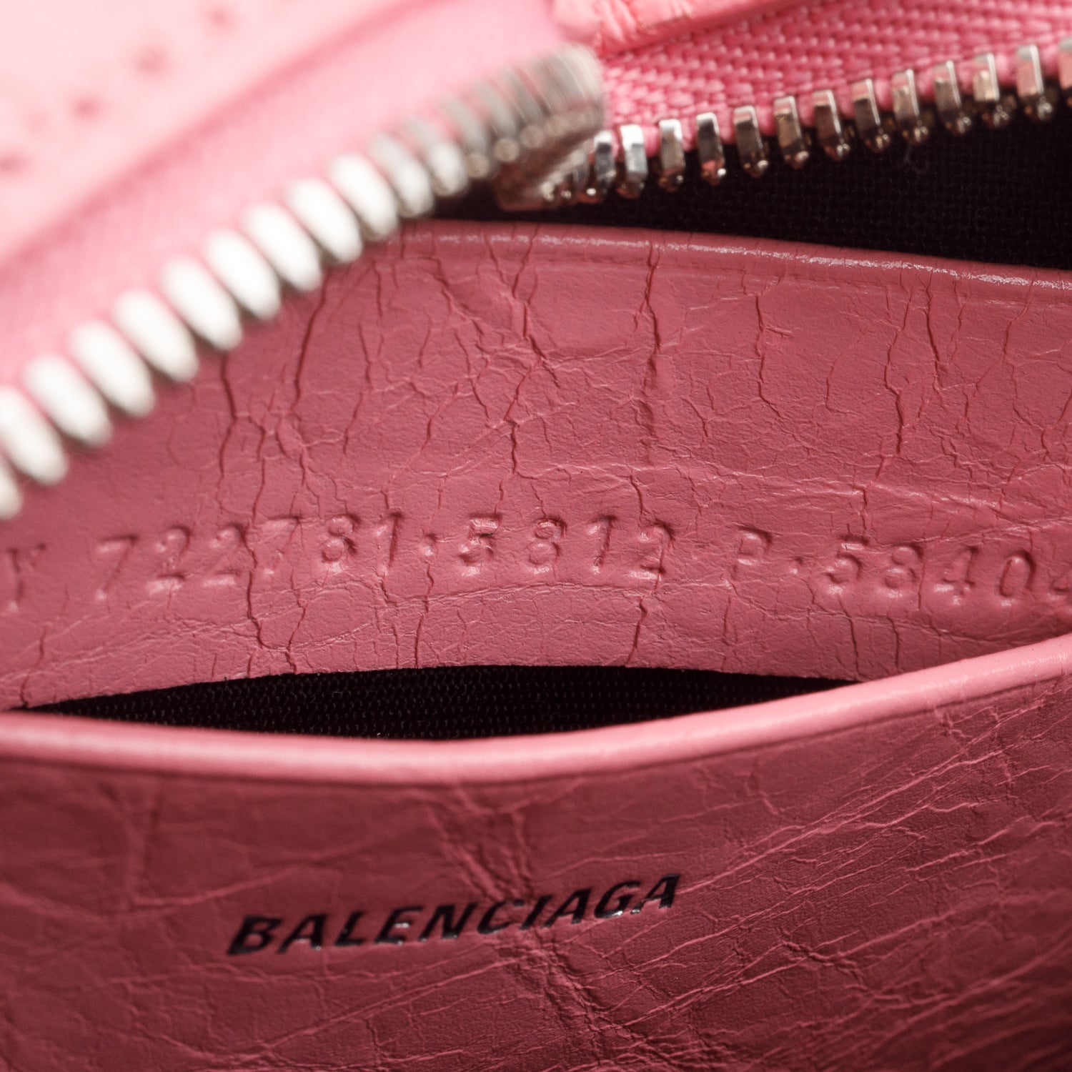 Balenciaga Pink Extra Supple Calfskin Le Cagole Mini Heart Bag
