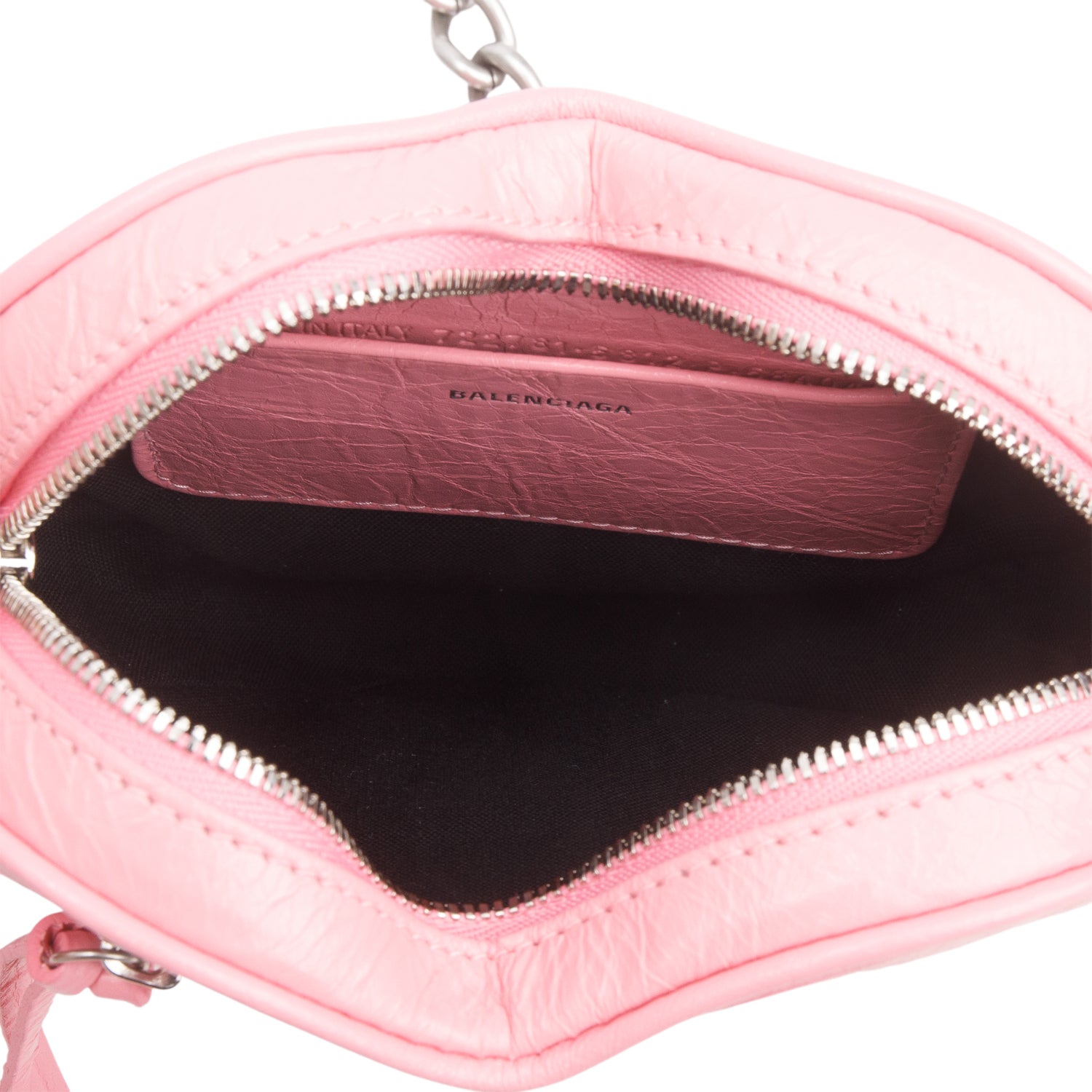 Balenciaga Pink Extra Supple Calfskin Le Cagole Mini Heart Bag