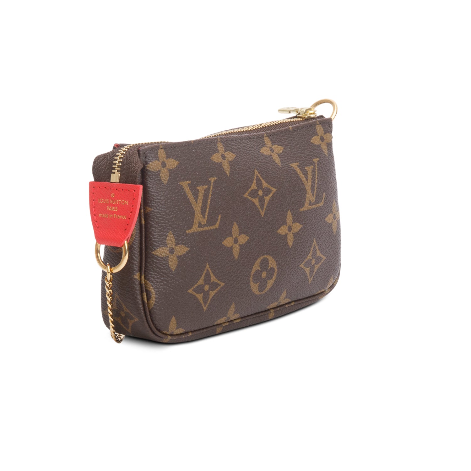 Louis Vuitton 2021 Monogram Christmas Animation Mini Pochette Accessories w/ Box