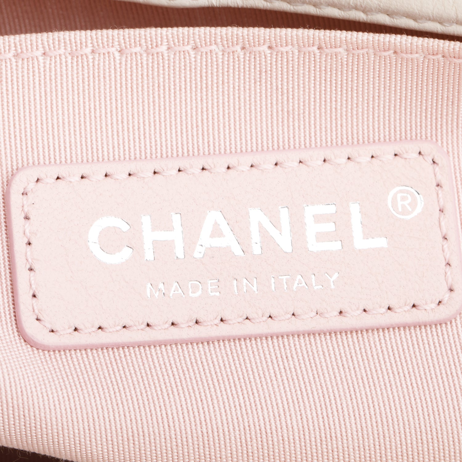 Chanel Iridescent Metal White Lambskin Leather LED Medium Boy Bag w/ Box & Authenticity Card