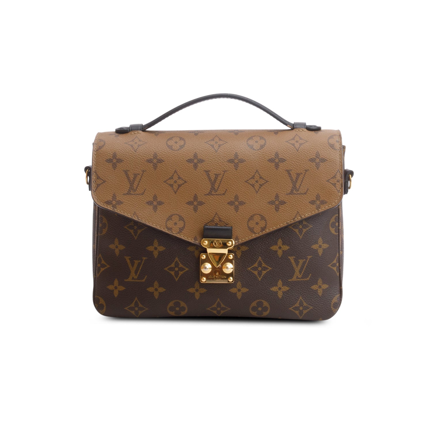 Louis Vuitton Reverse Monogram Pochette Metis w/ Strap, Box & Receipt