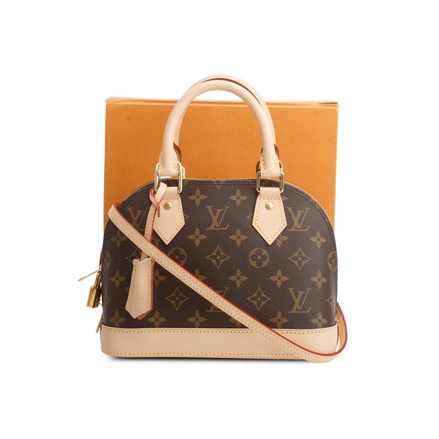 Louis Vuitton 2021 Monogram Alma BB w/ Box & Strap